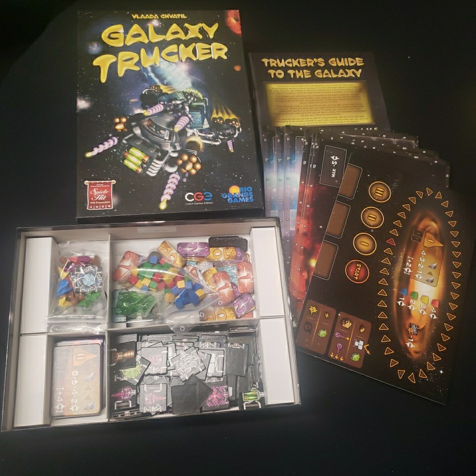 Galaxy Trucker (Board Game, 2007) CGW first edition base core original COMPLETE