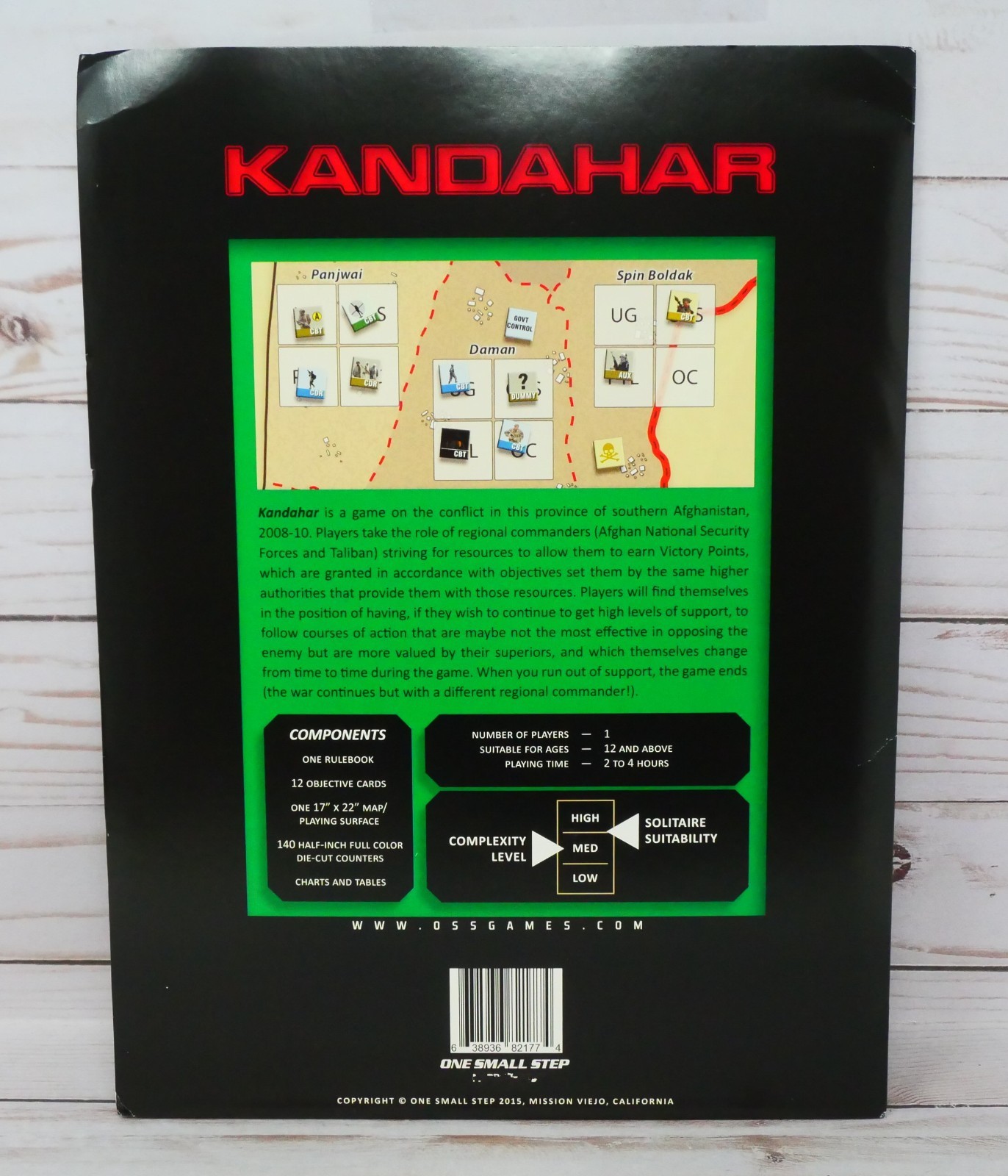 One Small Step Games Folio 3, Kandahar: Southern Afghanistan 2008-2010 Unpunched