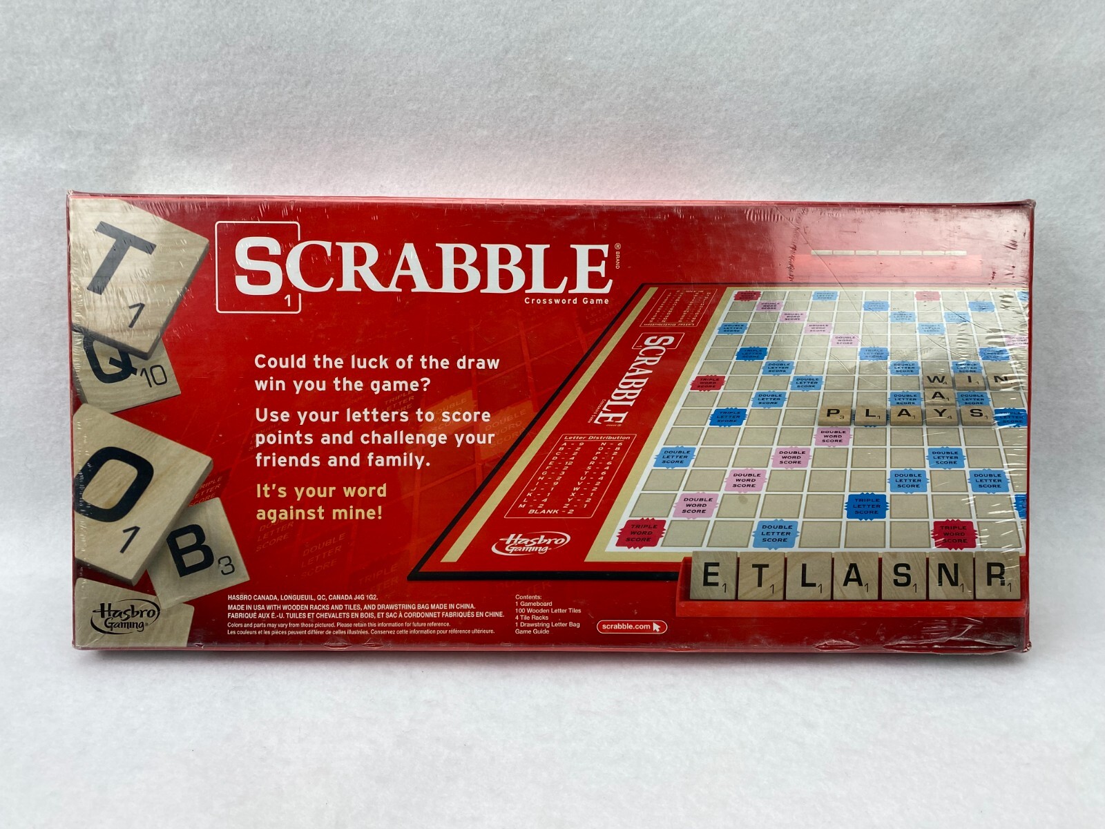 Scrabble Crossword Board Game Classic Family Table Game Sealed New Hasbro 2013