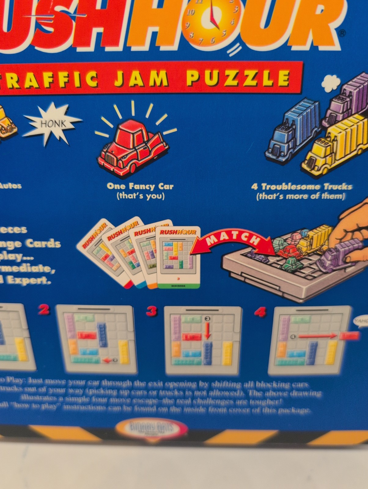 VINTAGE Rush Hour COMPLETE Binary Arts 1996 Strategy Thinking Puzzles Challenges