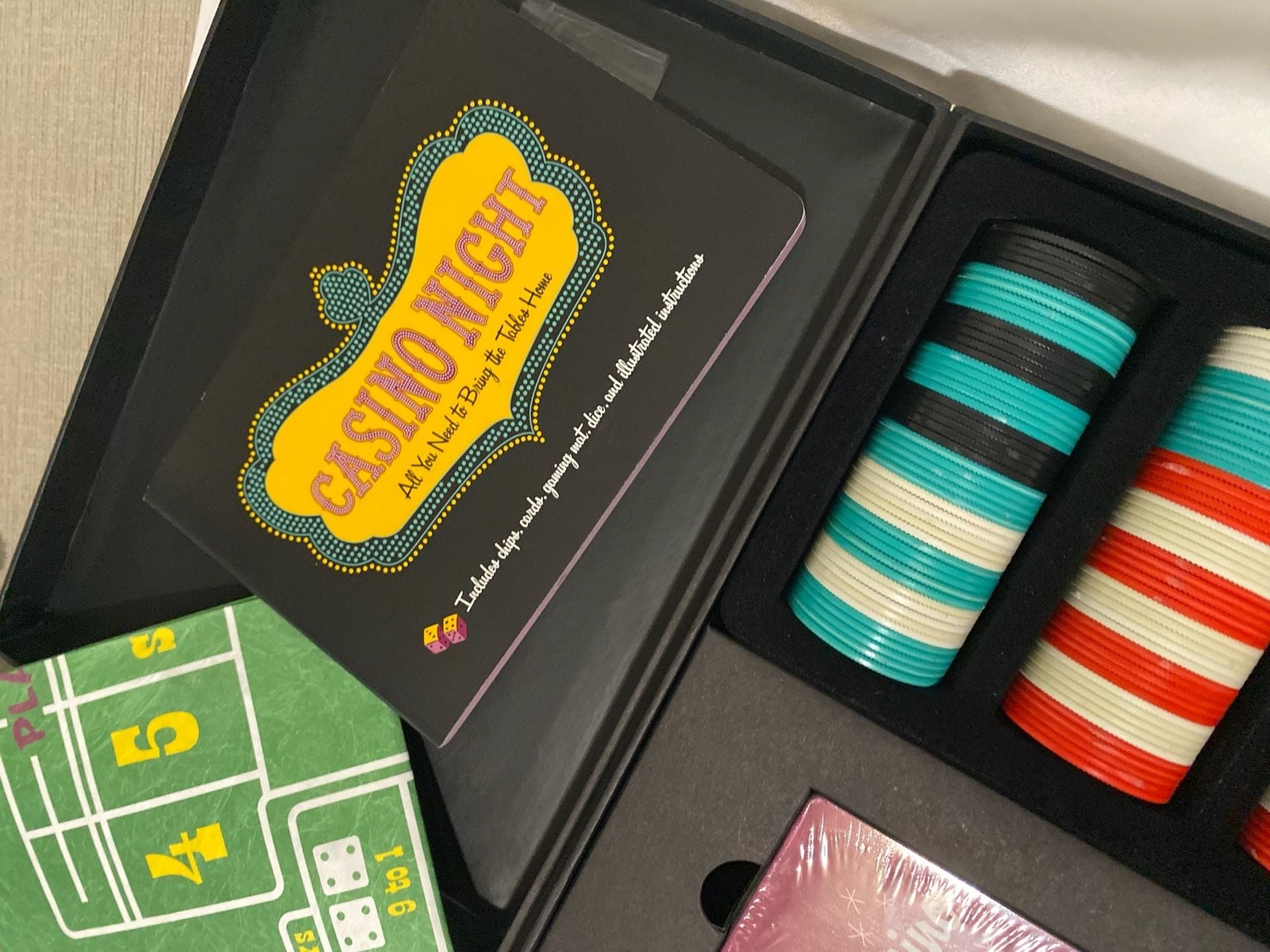 Casino Night Game, Brand New as never played and cards are still sealed.