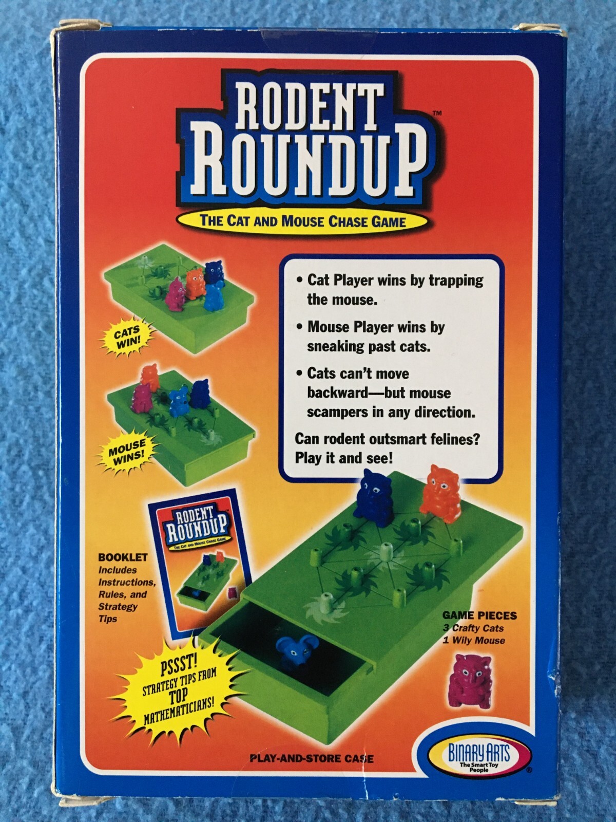 RODENT ROUNDUP Cat and Mouse Chase Game Binary Arts 2000 NEW Sealed