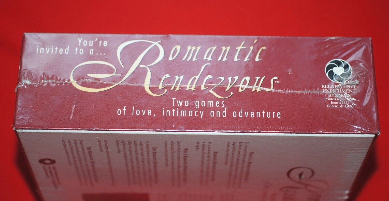 Romantic Rendezvous Adult Board Card Game Brand New Sealed