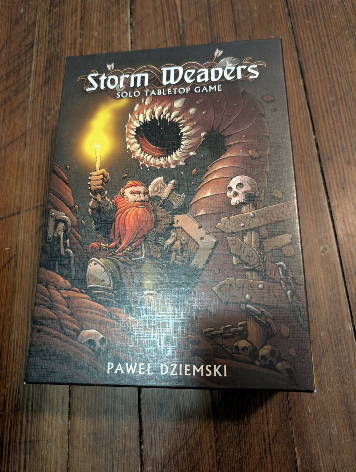 STORM WEAVERS KICKSTARTER EDITION BOARD GAME New Unpunched Solo Tabletop