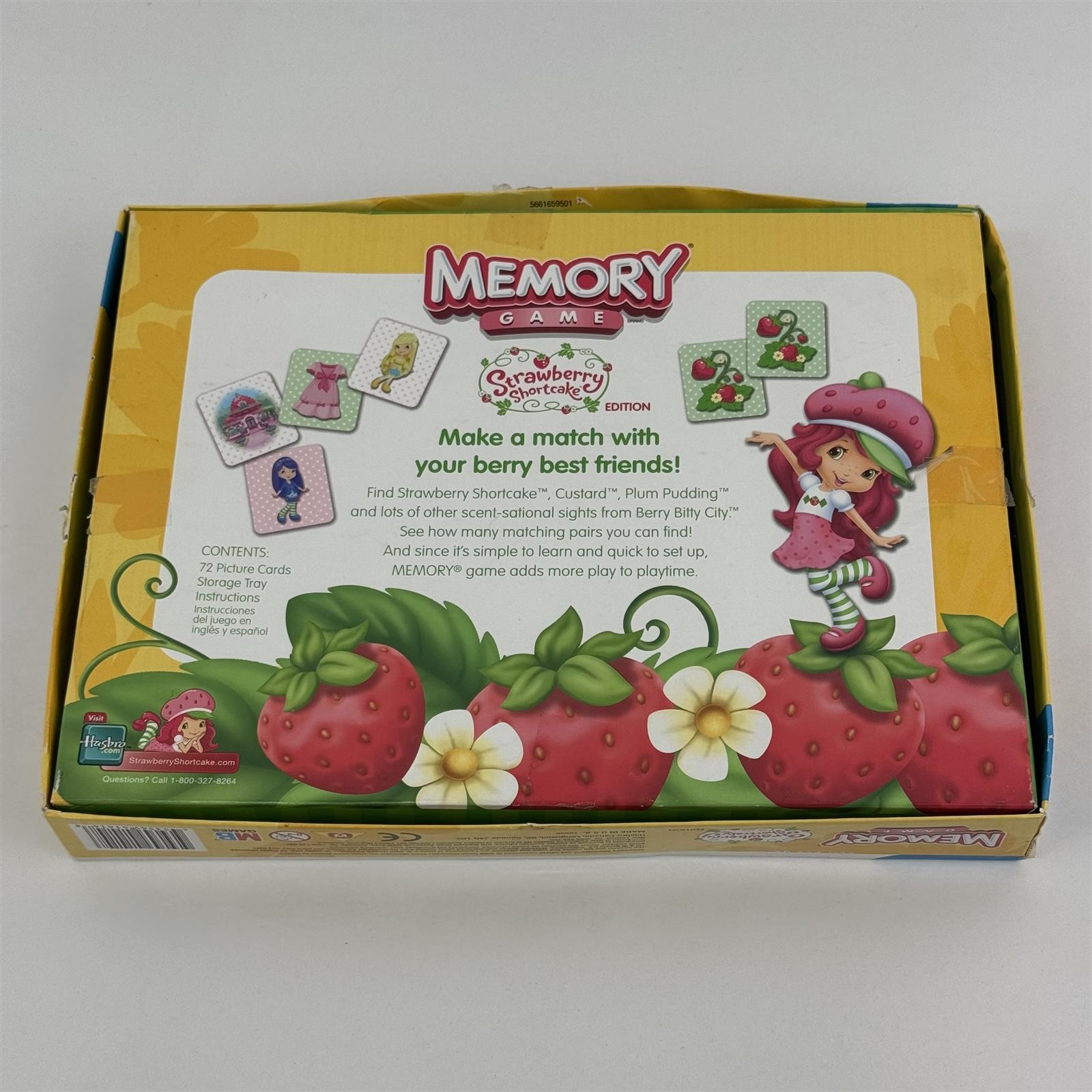Strawberry Shortcake Memory Matching Game 2009 Hasbro