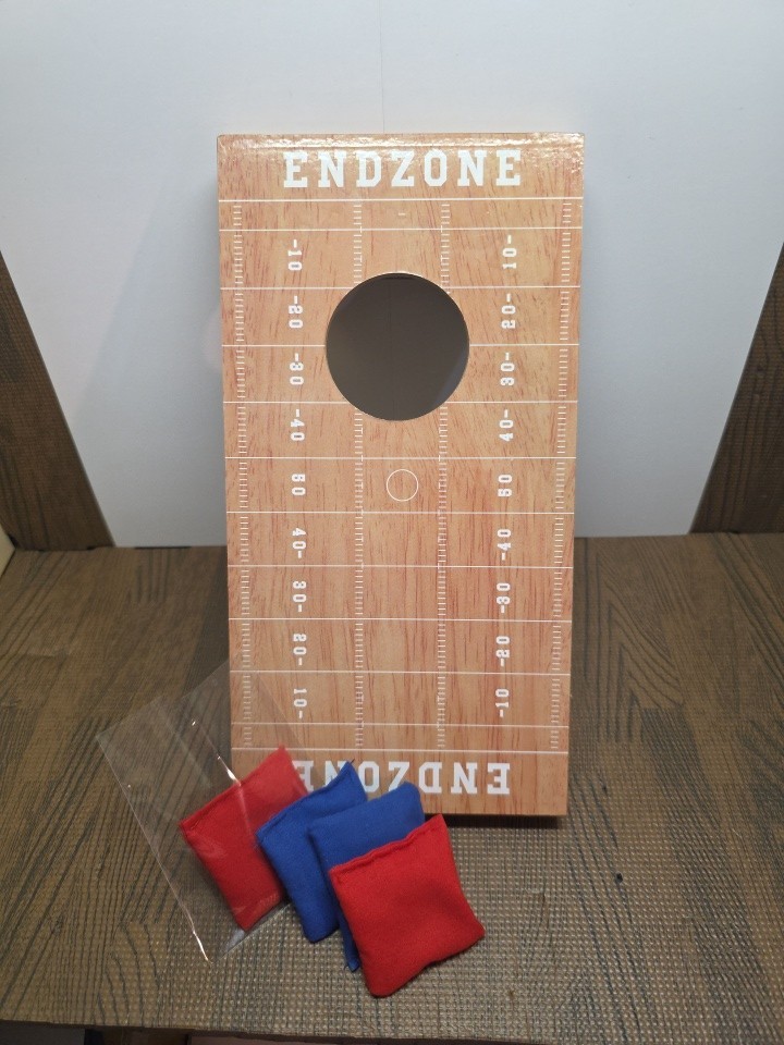 Cornhole Bean Bag Toss Game Set Tabletop for Game Night Desk Office Used