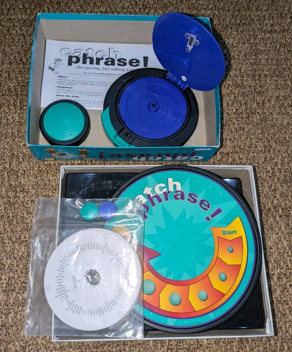 Original Catch Phrase! Board Game Vintage 94 Parker Brothers Complete Works Vtg