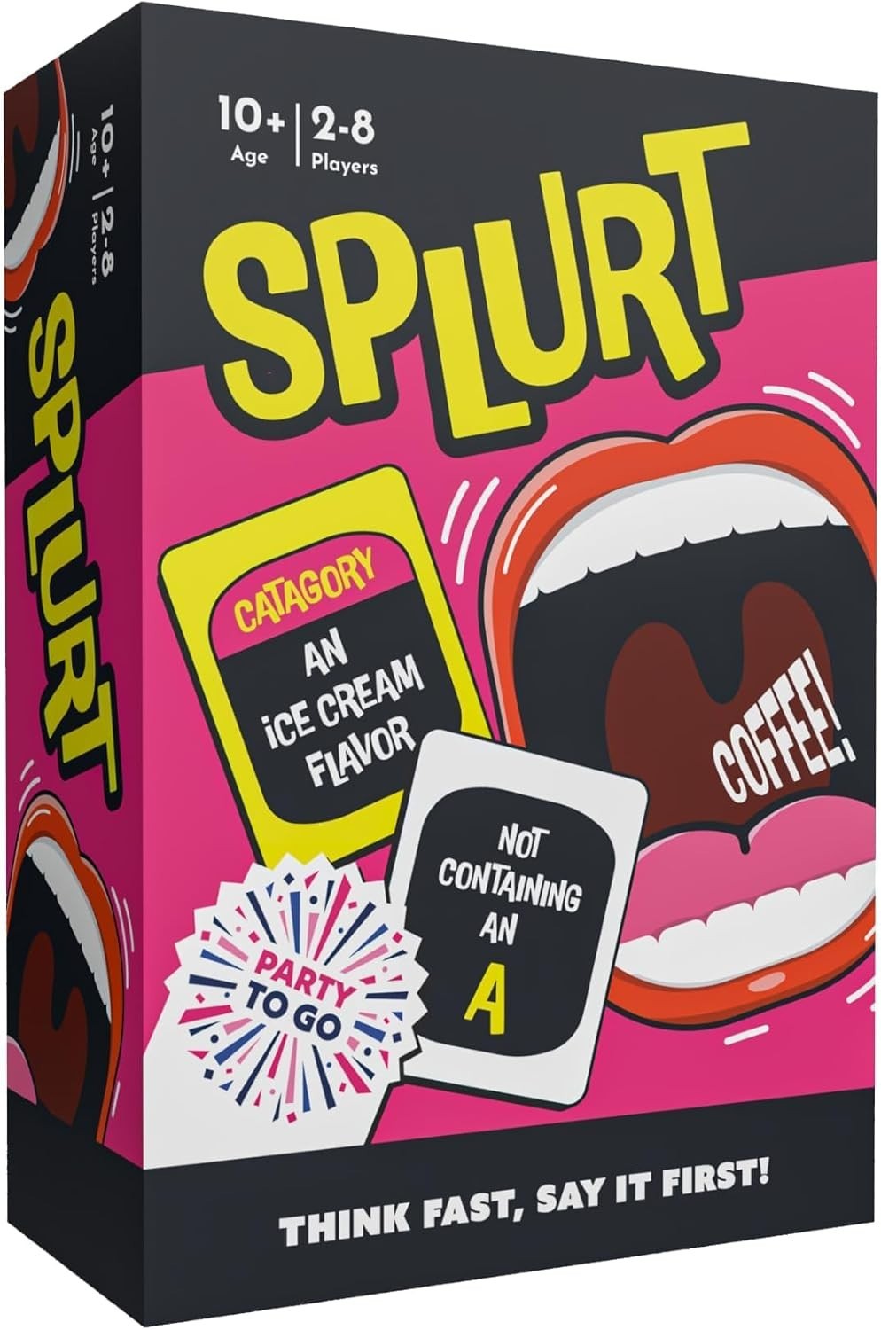 Splurt! – Fast-Paced Party Game for Ages 10+, 2-8 Players – Improve Vocabulary
