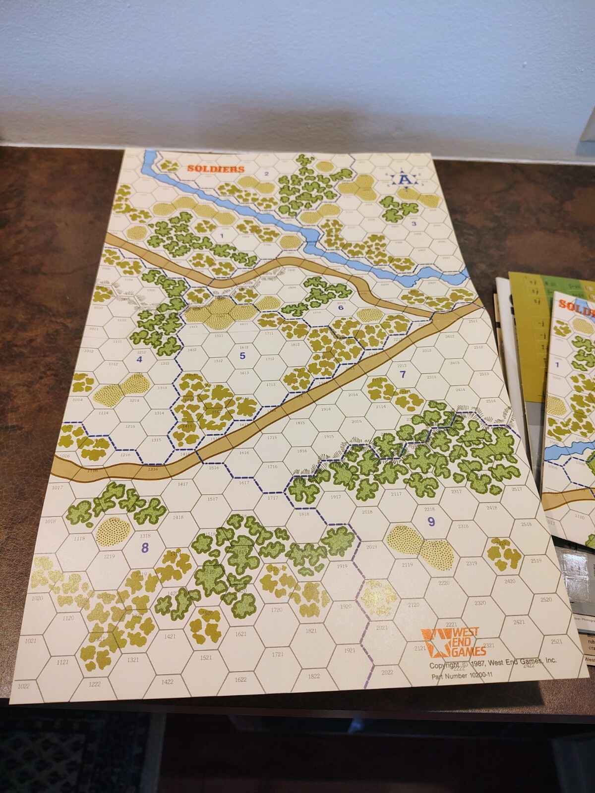 SOLDIERS MAN TO MAN COMBAT IN WW2 WEST END GAMES 1982 UNPUNCHED/COMPLETE W/ BOX