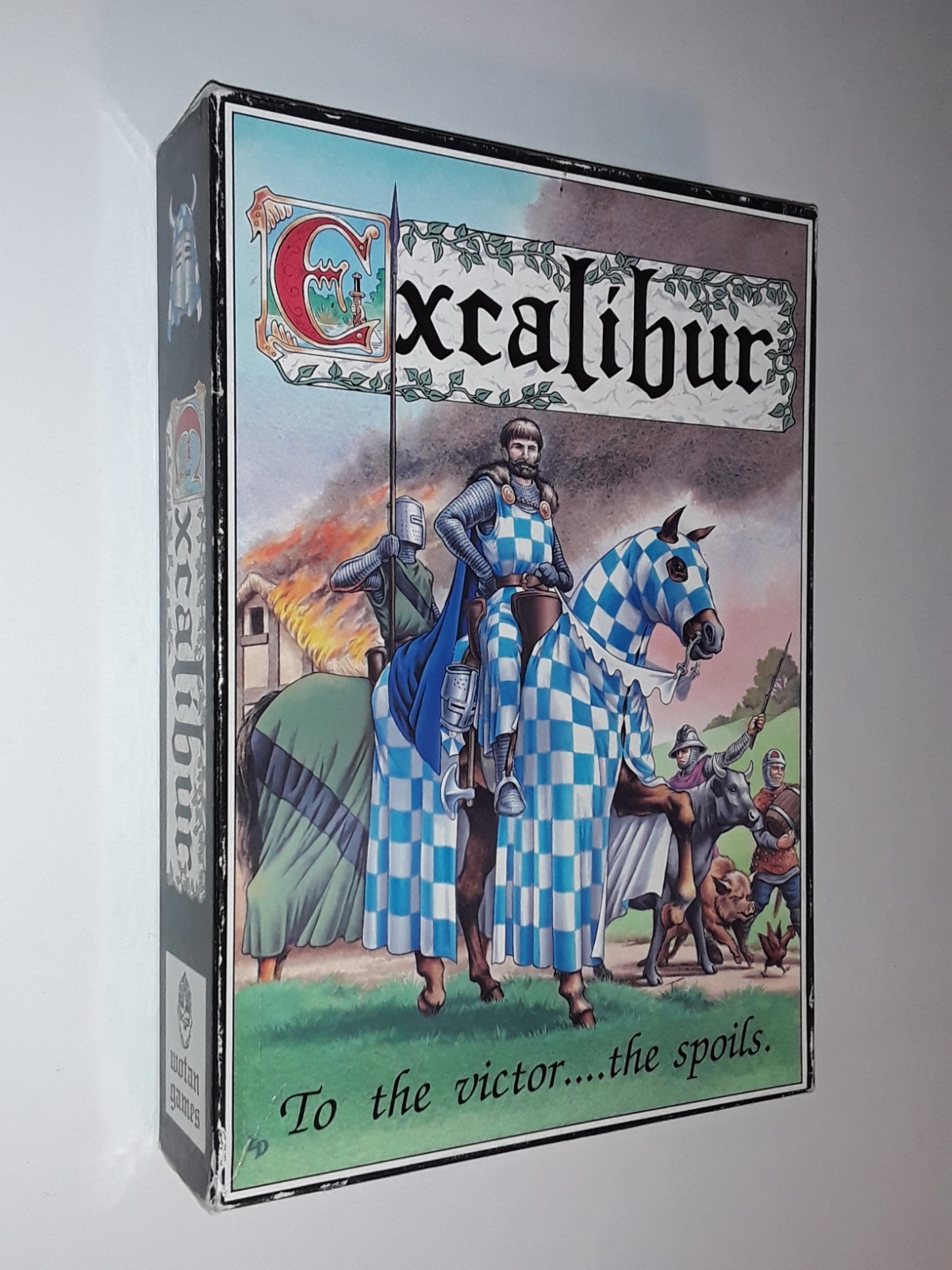 Excalibur board game COMPLETE w/o dice King Arthur economy-building Wotan Games