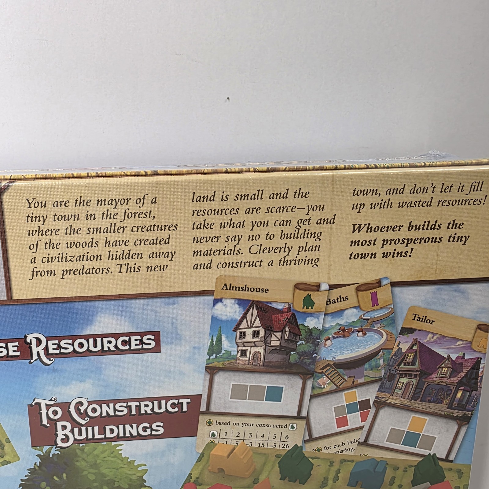 AEG Tiny Towns Board game by Peter Mcpherson NEW SEALED Ages 14+ 2019
