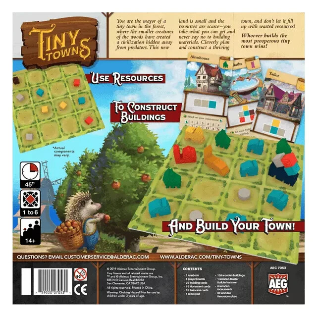 Tiny Towns Board Game New in Shrink AEG
