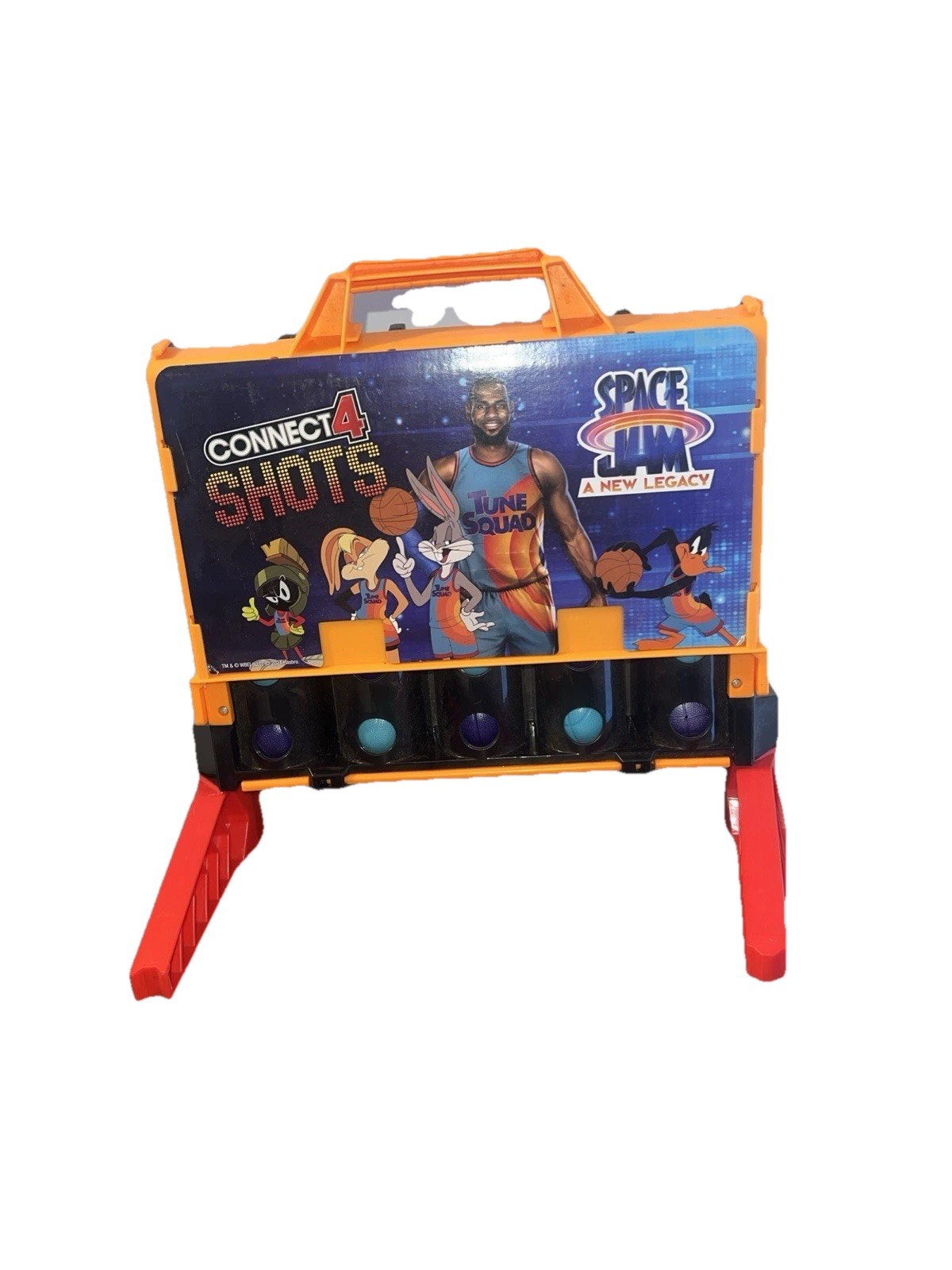 Space Jam A New Legacy LeBron James Connect 4 SHOTS Tune Squad Board Game RARE!!