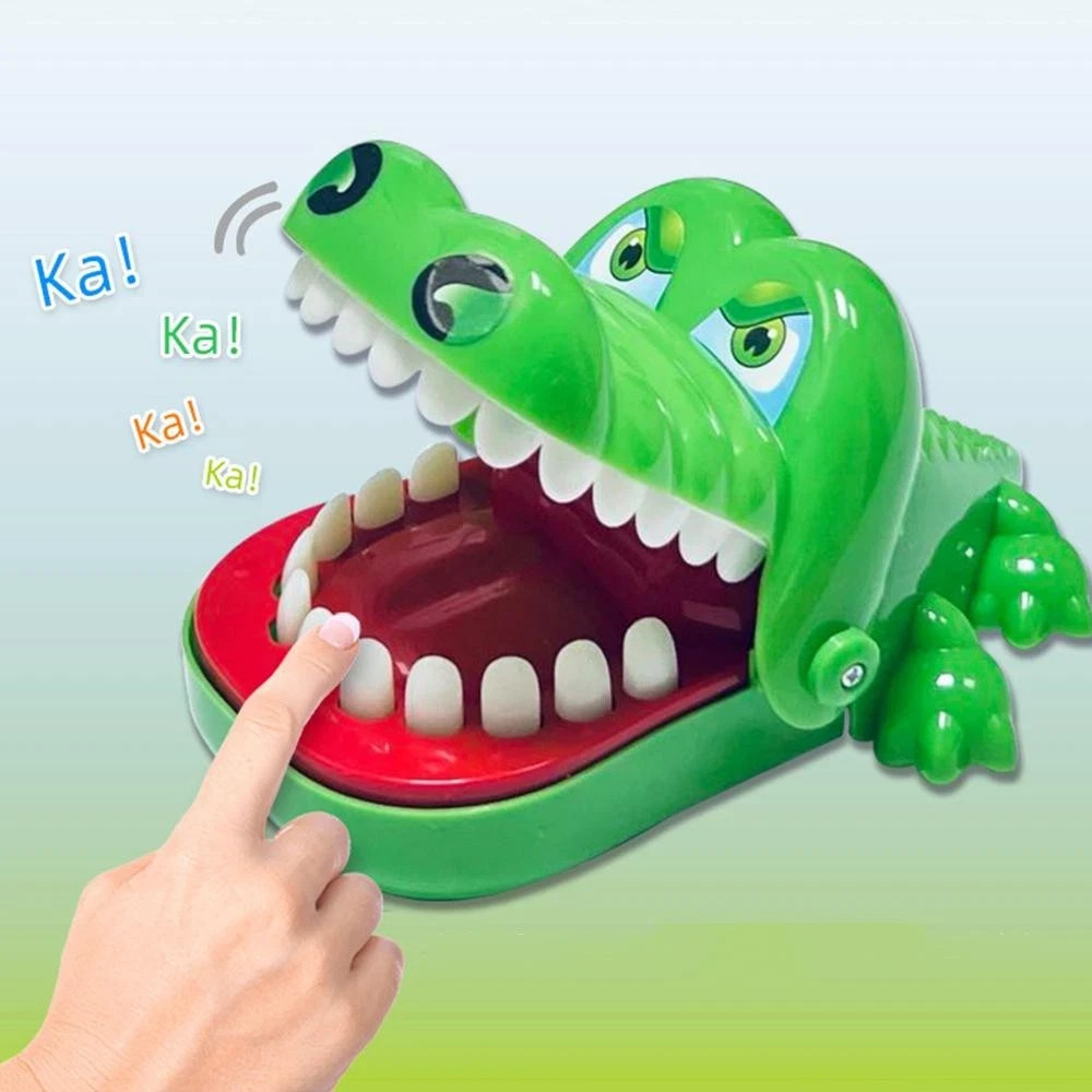 Crocodile Dentist Game Kids Alligator Bite Finger Reaction Toy Family Fun