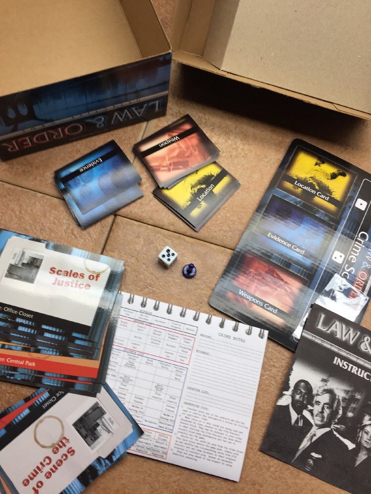 Law & Order detective game by Cardinal