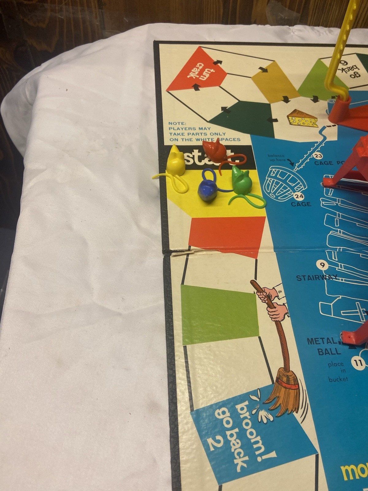 Vintage- 1963 Mouse Trap Board Game – Ideal Original Box – Complete