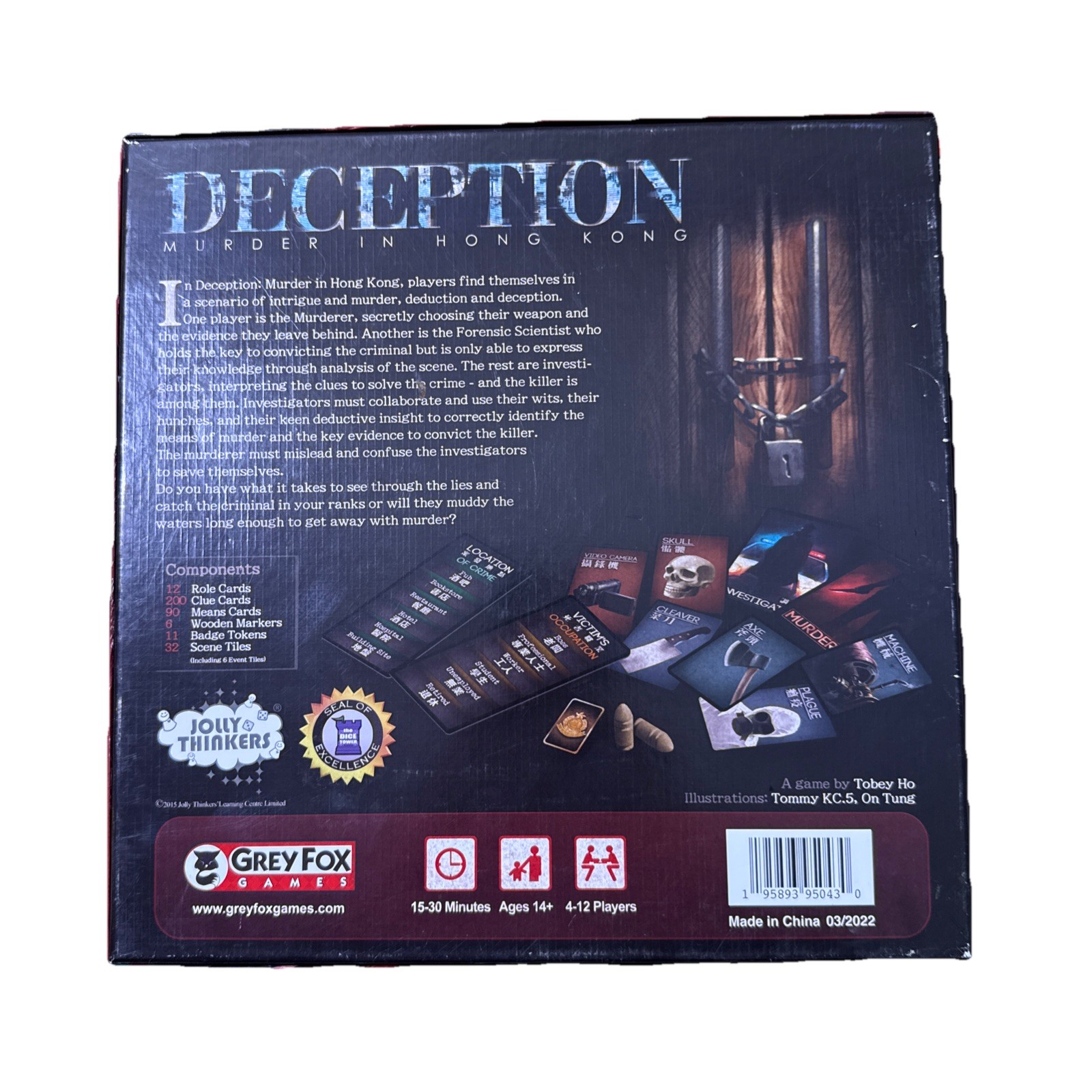 Grey Fox Games Deception, Murder in Hong Kong (Complete)