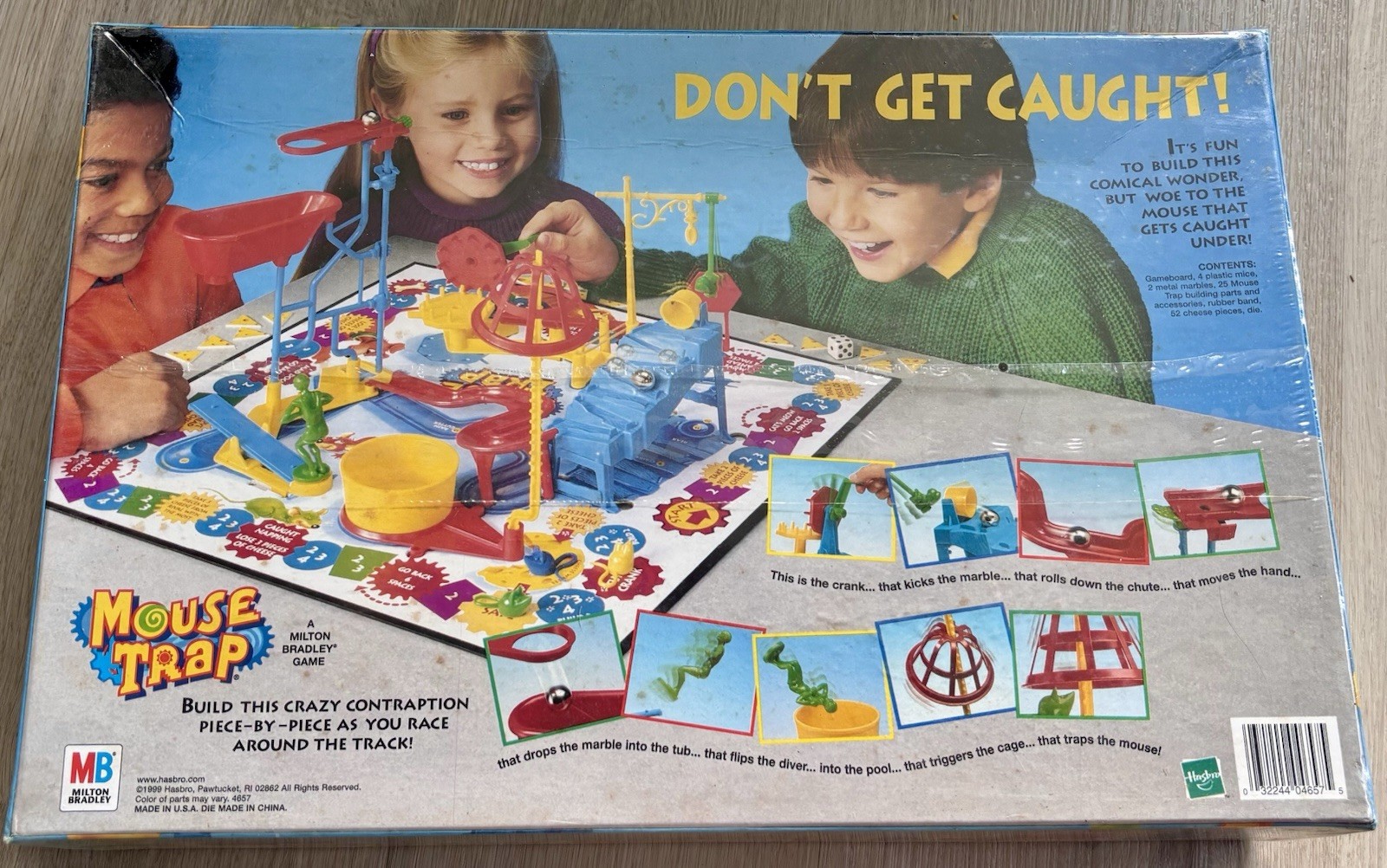 New Vintage 1999 Mouse Trap Board Game 4657 Milton Bradley Hasbro Sealed