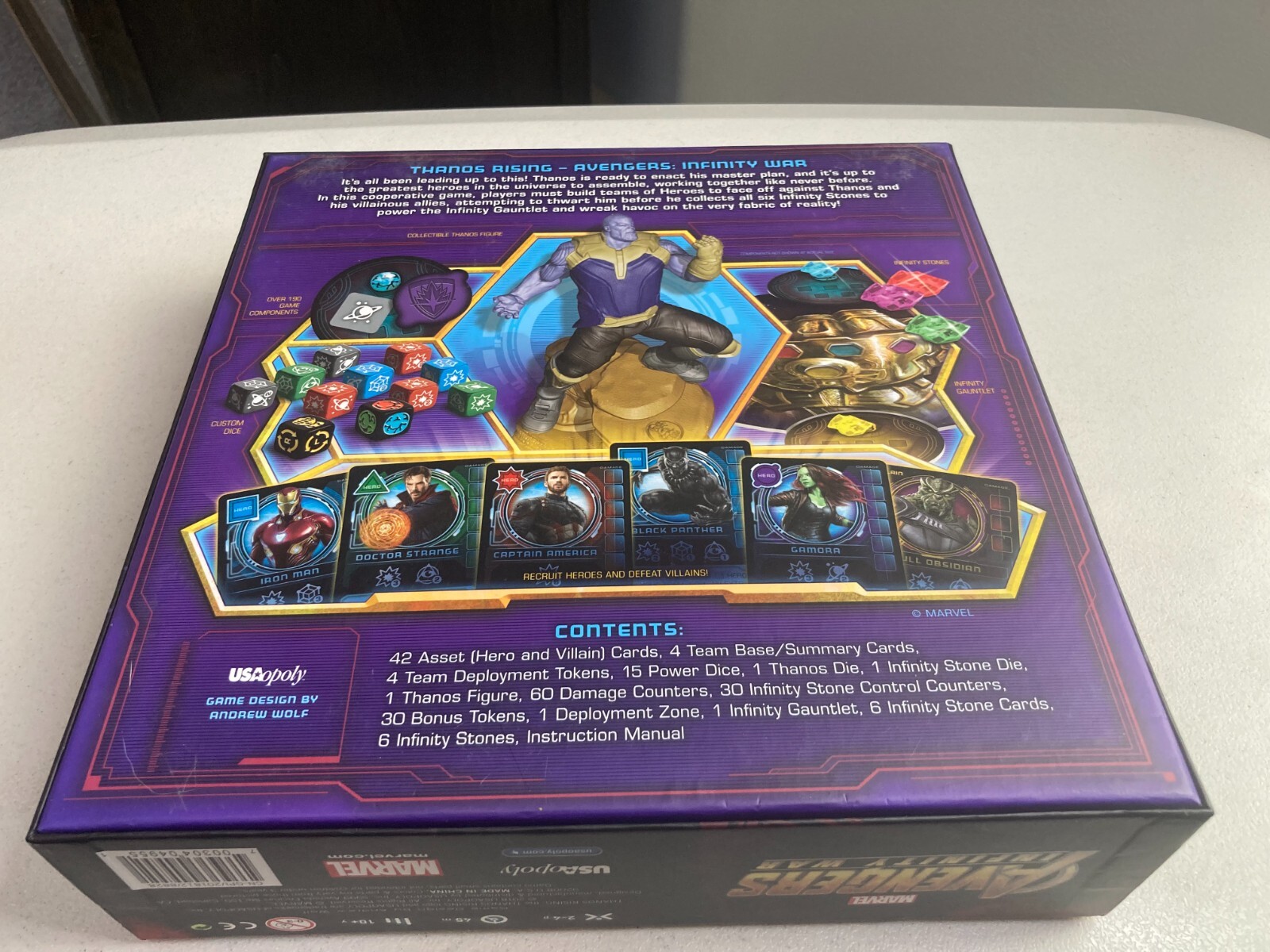 THANOS RISING Marvel Studios Avengers Infinity War Board Game USApoloy Movie