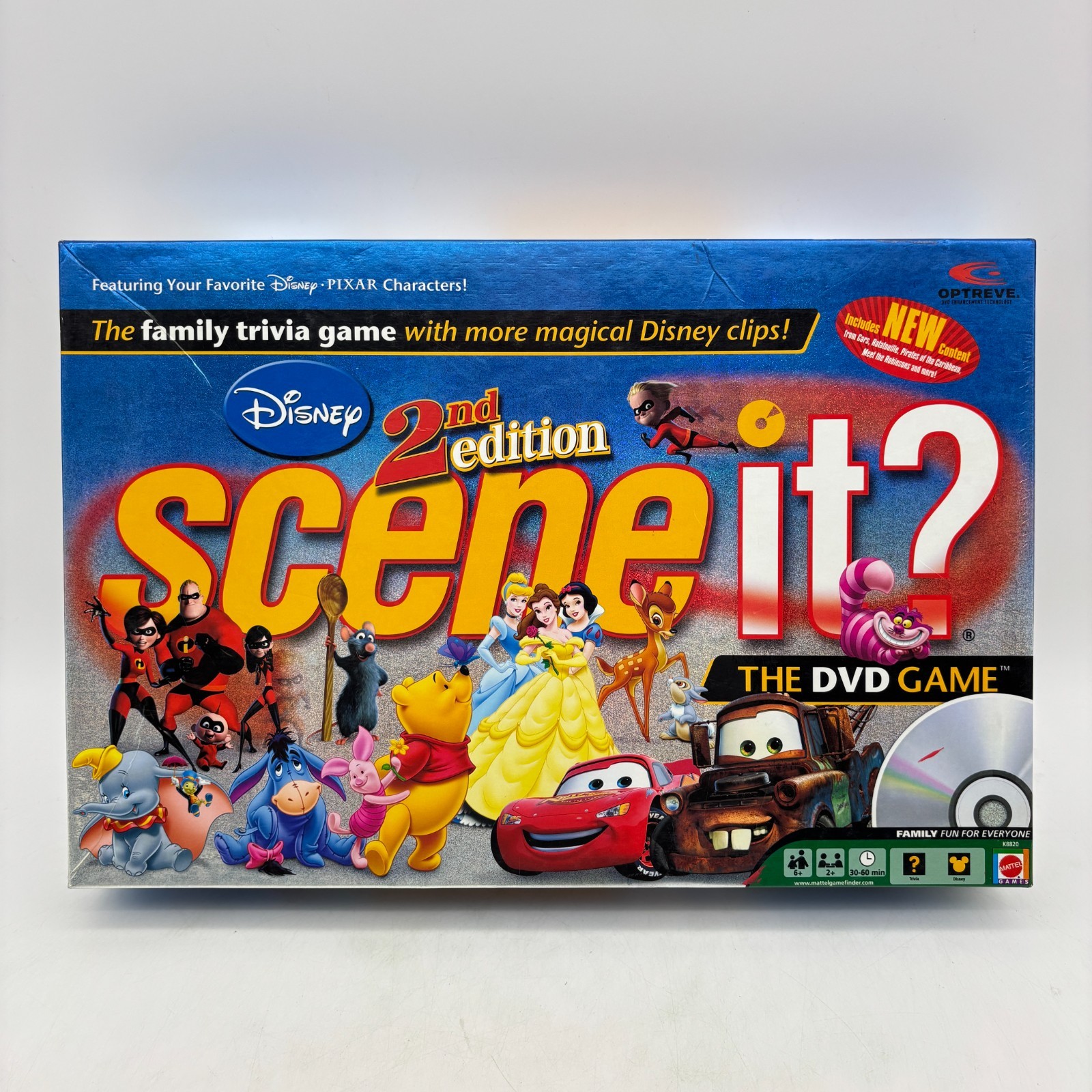 Disney Scene It DVD Game 2nd Edition COMPLETE ScreenLife 2007 Movies Trivia