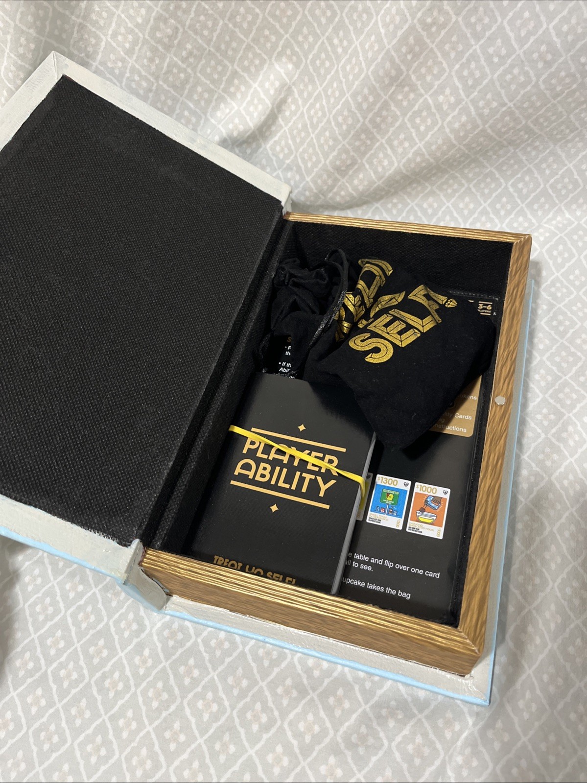 Treat Yo Self Game In Book Storage Case