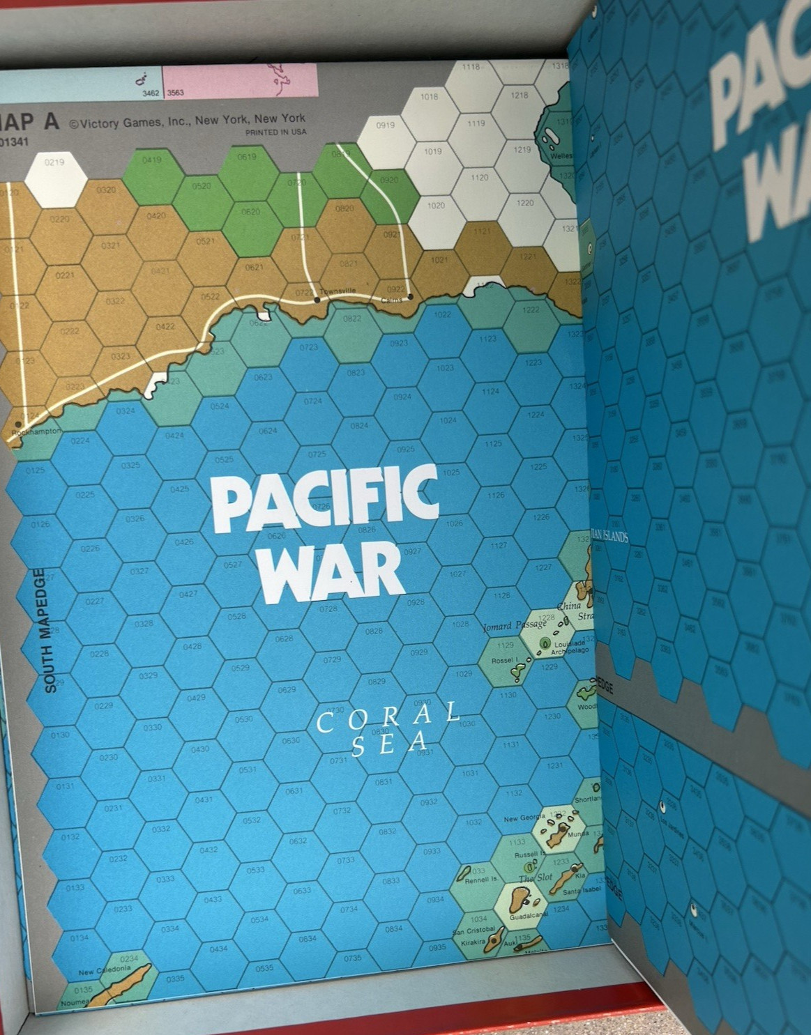 Pacific War Struggle Against Japan 1941-1945 Board Game New Open Box WW11
