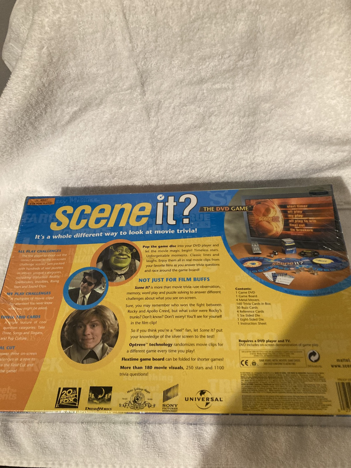 Scene It? The DVD Movie Trivia Board Game Sealed 2003 Age 13-Adult *READ