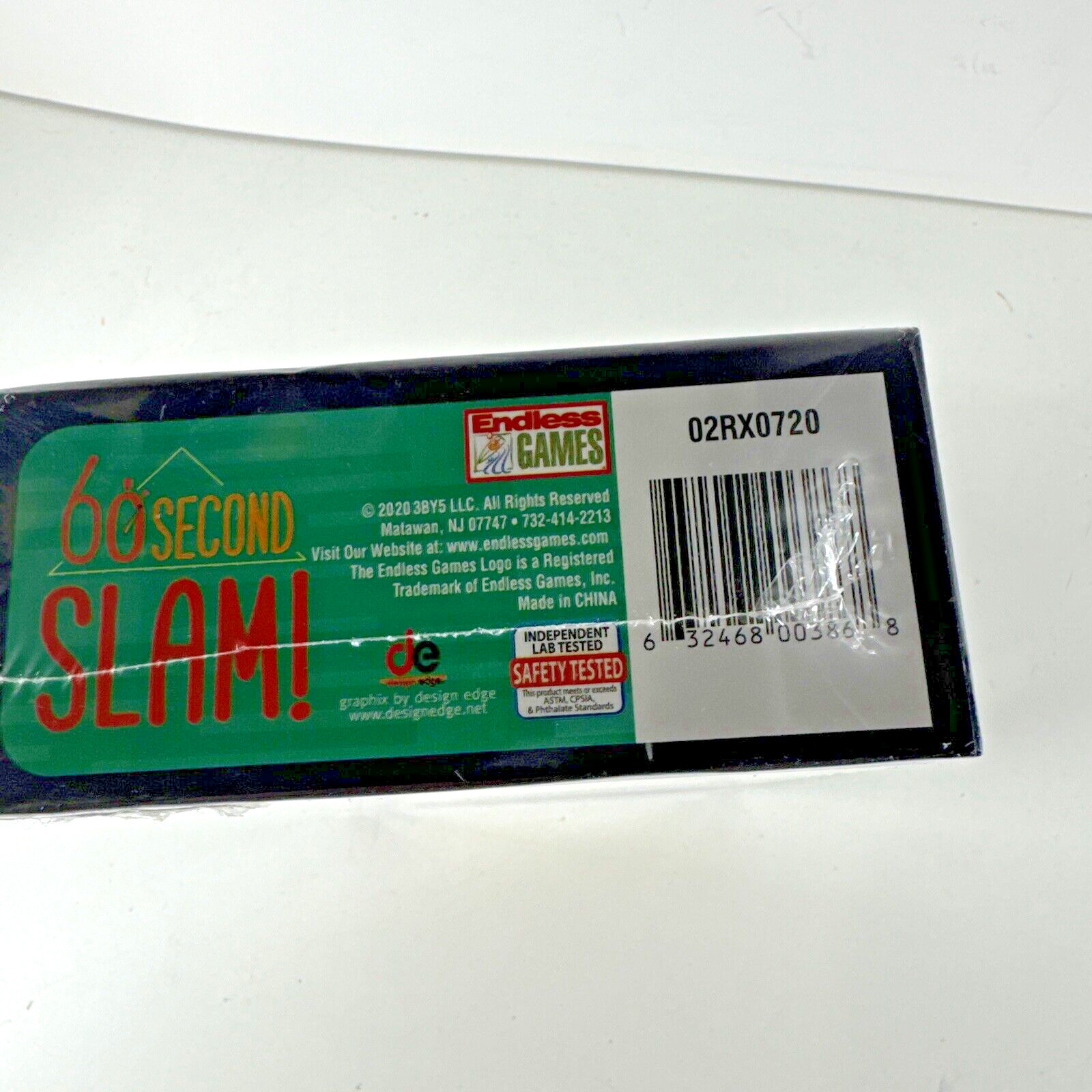 NEW SEALED 60-Second Slam Card Game – Endless Games AGES 10+