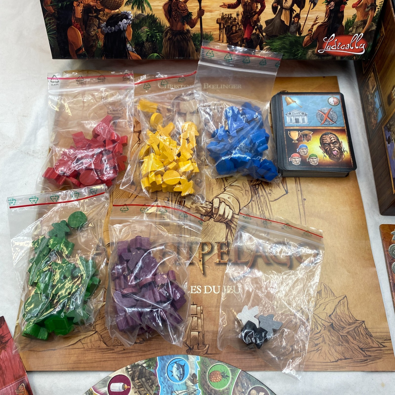 Archipelago Board Game Ludically FRENCH 2012 VG/EX