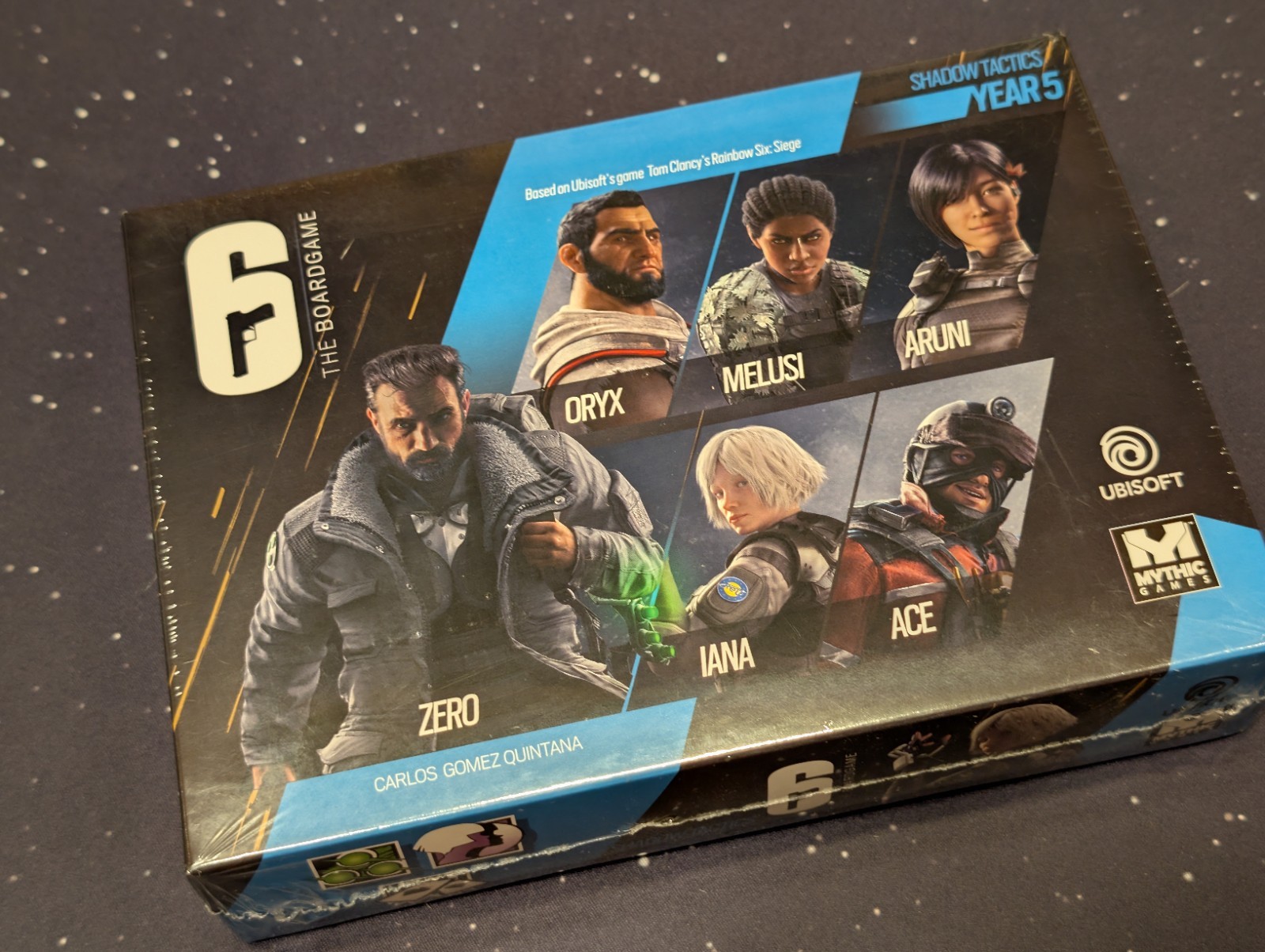 Rainbow Six 6 Siege Board Game Sealed Mythic Games Deluxe Storage Laser Playmat