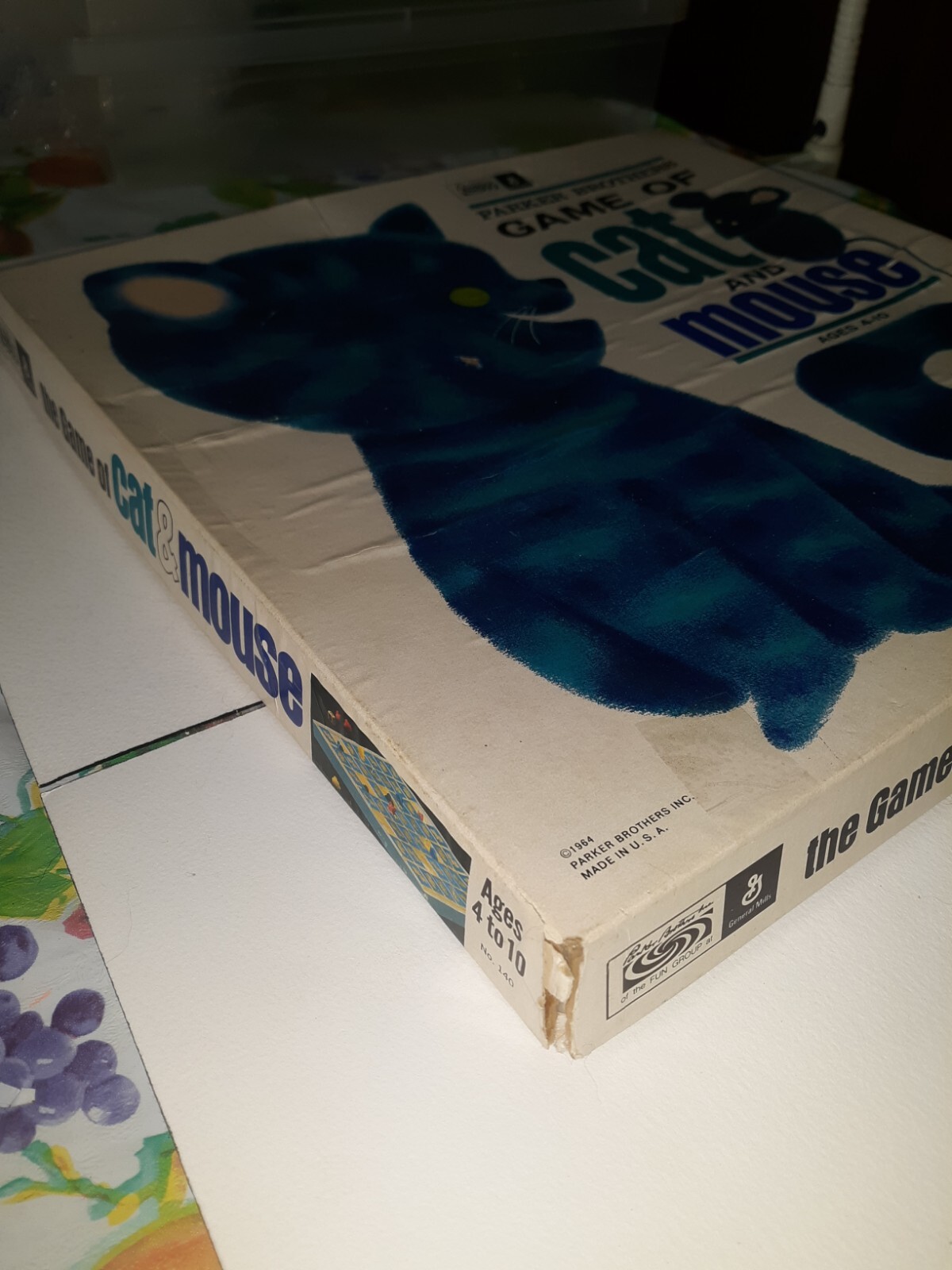 Parker Brothers Game Of Cat and mouse 1964/1971 Board Game Complete