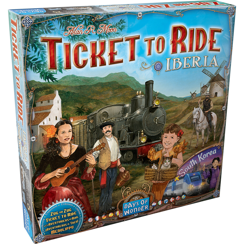 Ticket To Ride Iberia & South Korea Board Game SHIPS 8/30