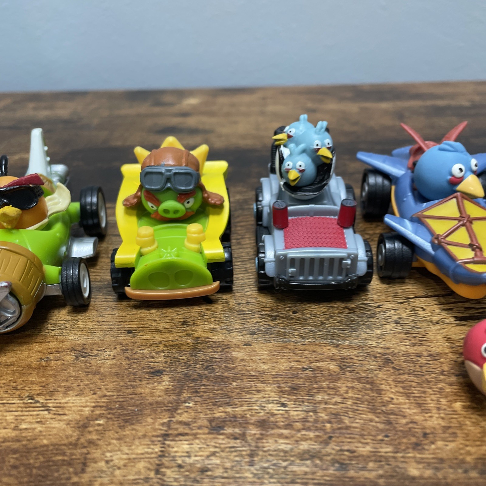 Angry Birds Go Jenga Game Terence Bubbles Chuck Kart Racer Lot Removable Heads