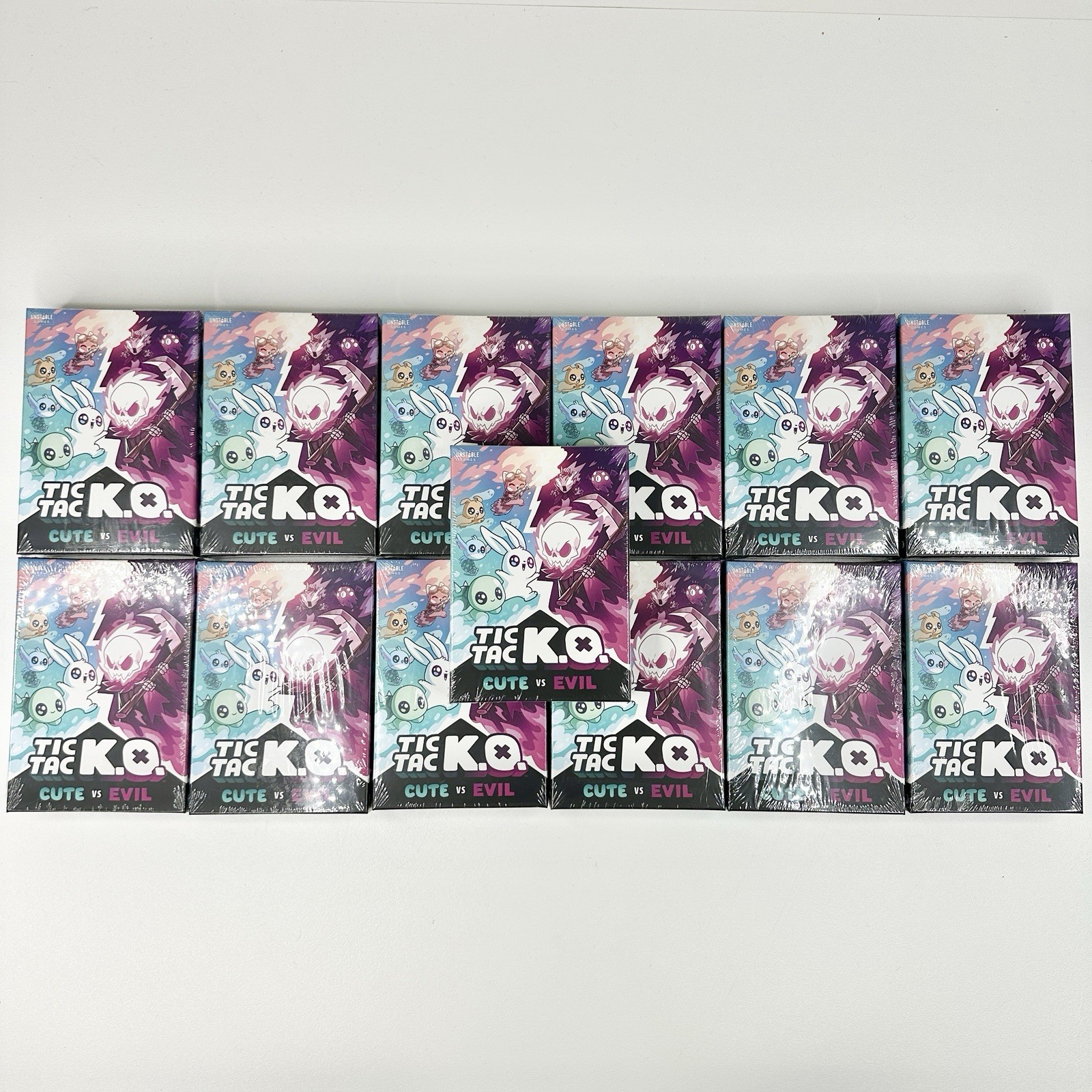 TIC TAC K.O. CUTE VS. EVIL🐰💀 (LOT OF 13) | 2-4 PLAYER CARD GAME | ALL SEALED✨