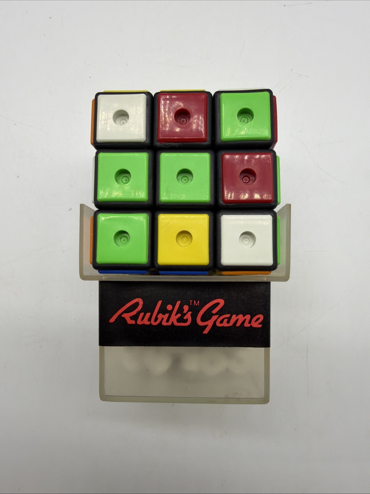 Vintage 1982 Ideal Corp RUBIK’S GAME Peg Toy Complete: Cube, Original Box, Rules