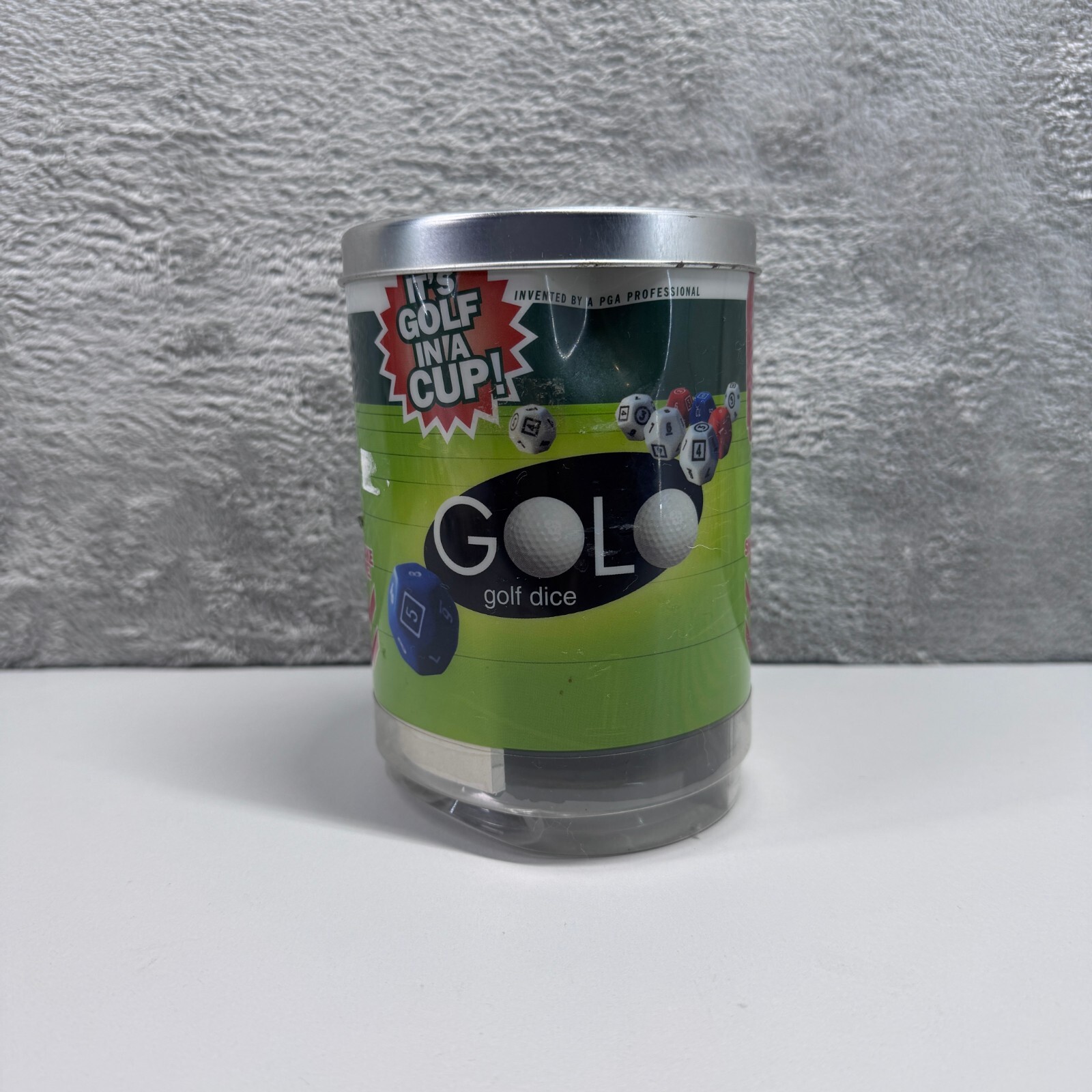 Golo Golf Dice Game 1 Or More Players Age 8 & Up 2001 Golf In A Cup