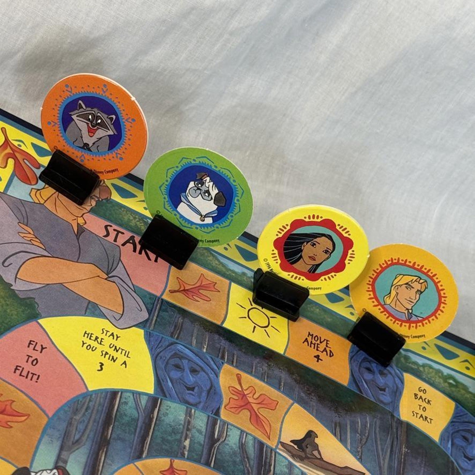 1996 Promo Disney’s Pocahontas Adventure VCR Board Game- Nestle Quik