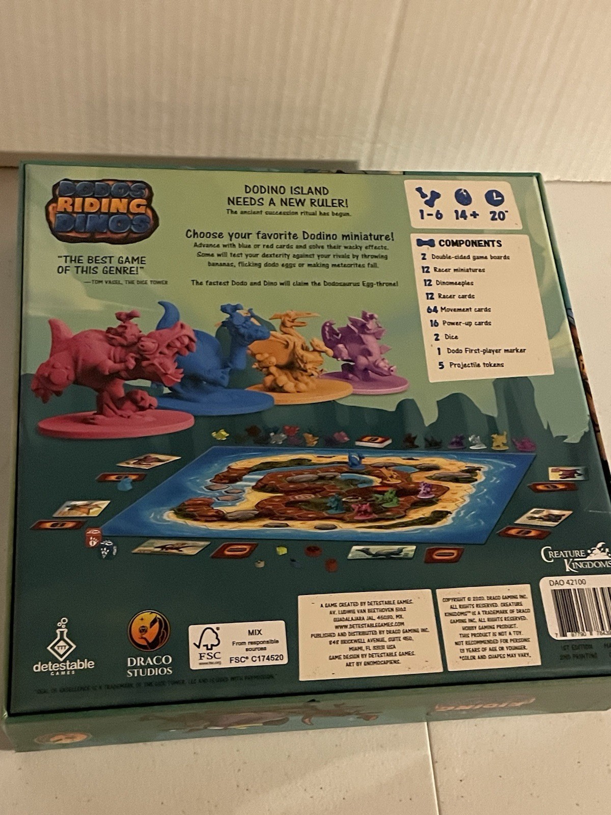 Draco Studios DODOS RIDING DINOS Kickstarter & Custom DRD Sleeves & Foam Items