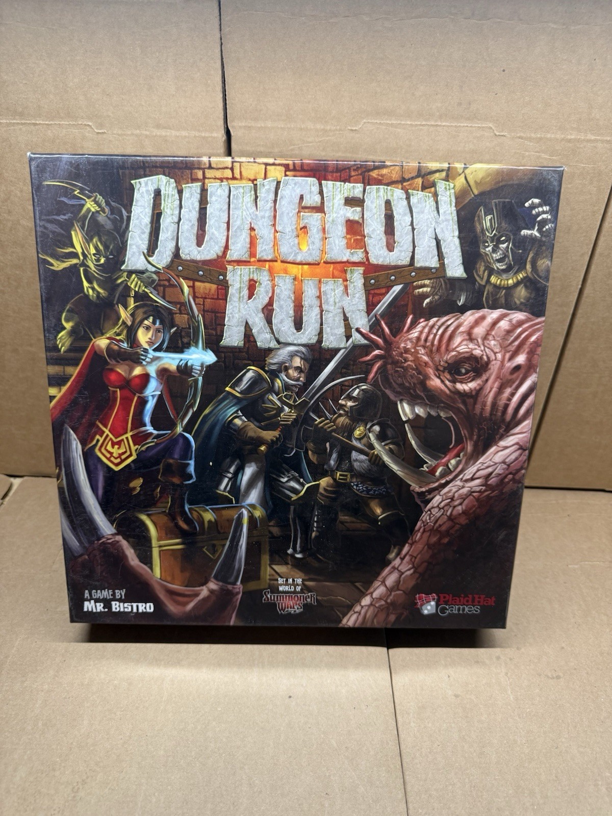 Dungeon Run Board Game by Plaid Hat Games Complete | Rare Hard To Find