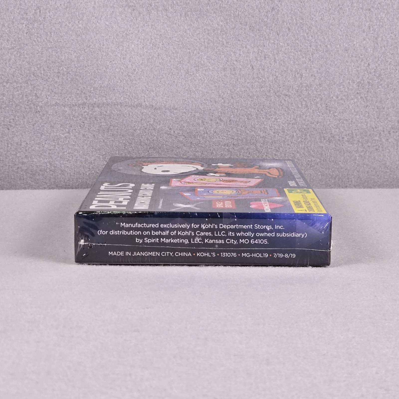 PEANUTS MATCHING CARD GAME SPACE EDITION Kohls Cares NIB