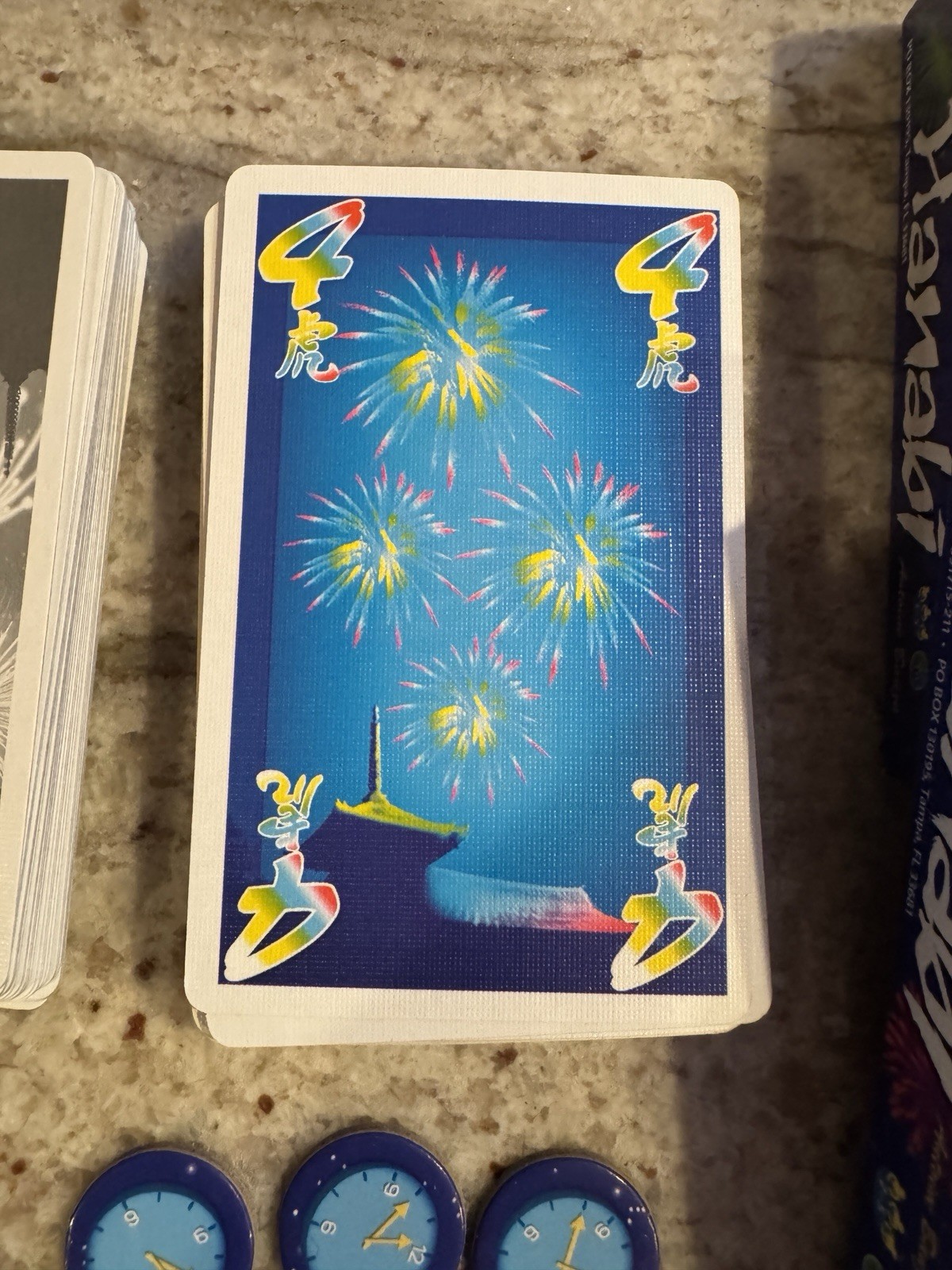 Hanabi Fireworks Card Game / Open Box / Complete