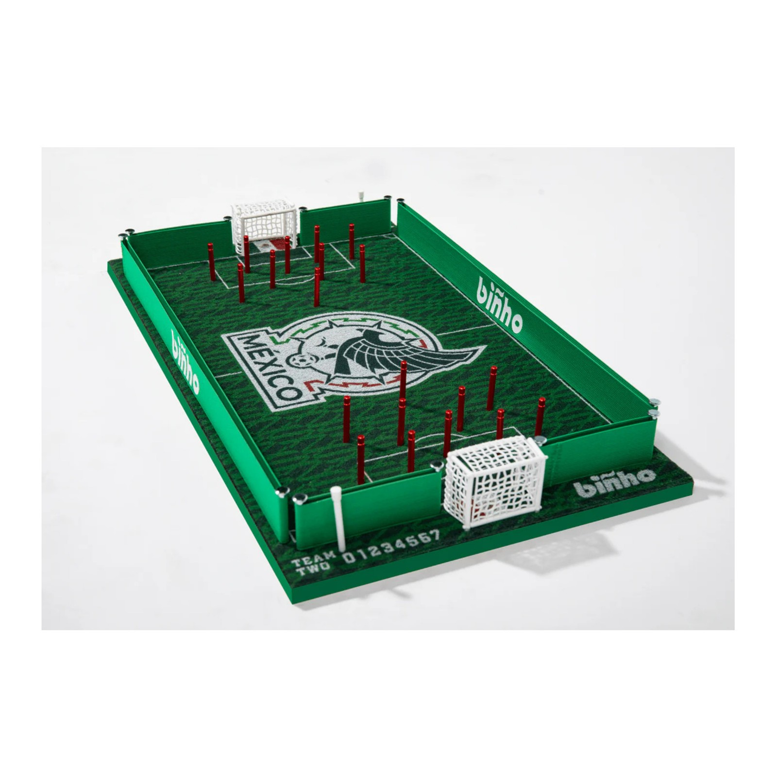 Binho Board Mexico National Team (Green) Edition Tabletop Soccer Game