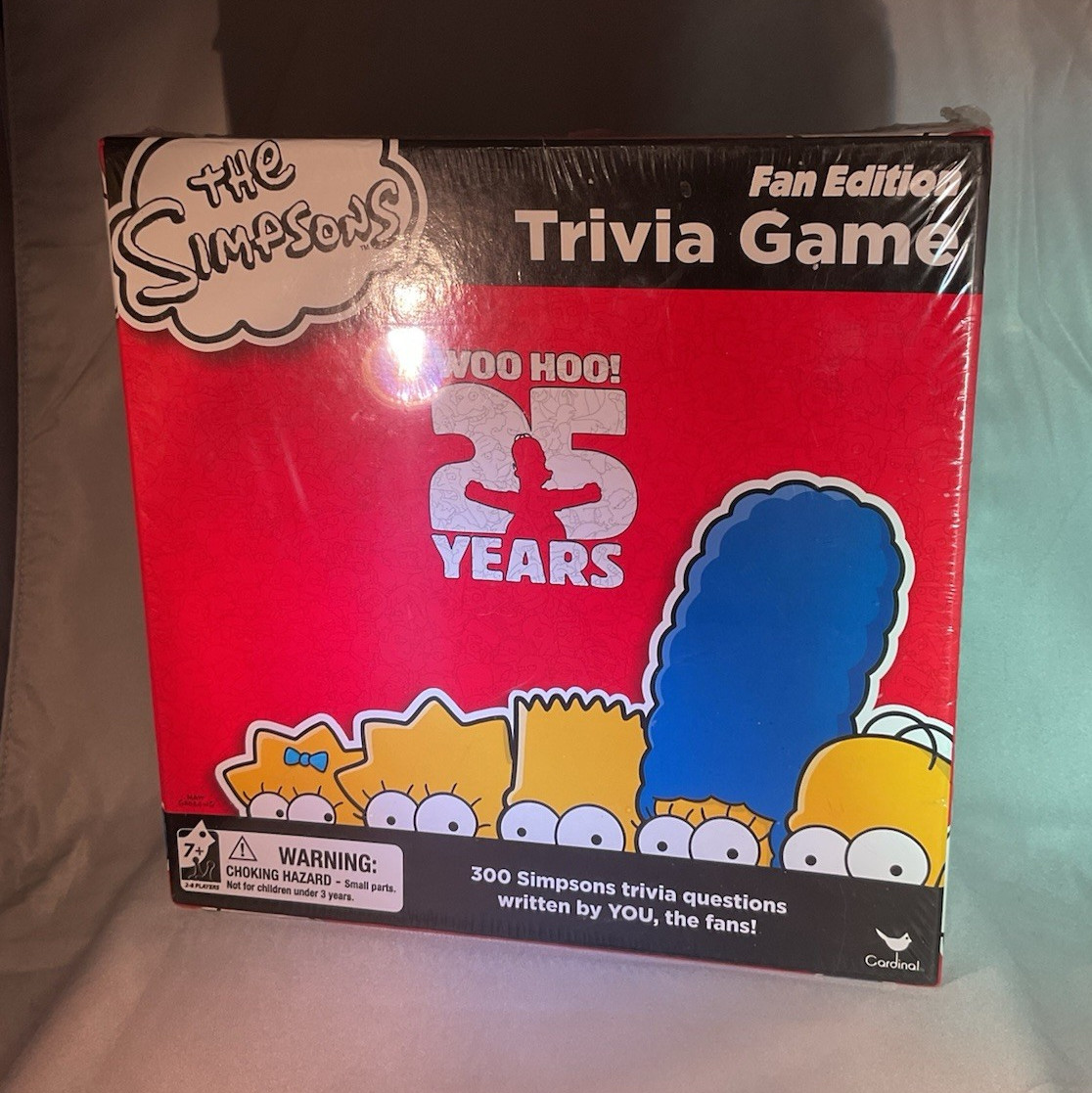 Cardinal The Simpsons Trivia Game Fan Edition “Woo Hoo! 25 Years”, 2+ Players