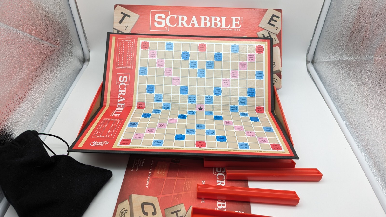 Hasbro Scrabble Family Board Game 2013 Minor Box Damage Complete