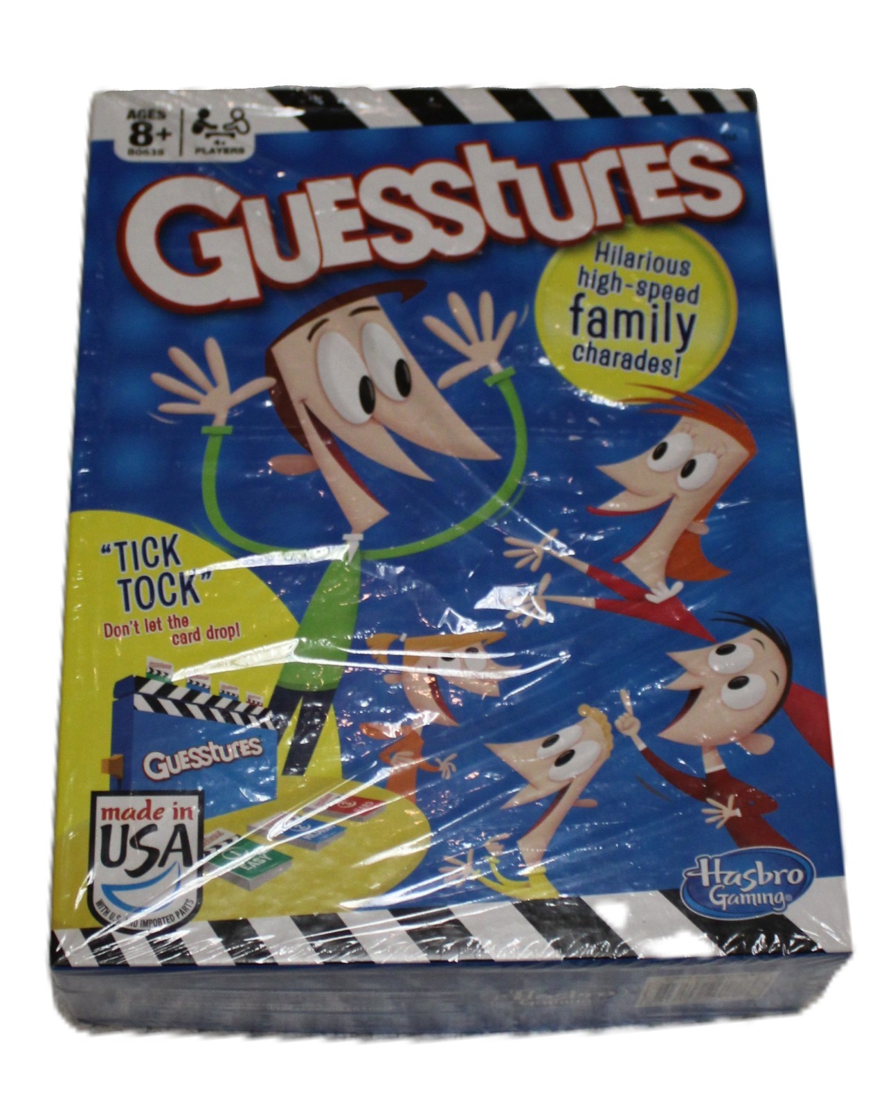 Hasbro Gaming Guesstures Game Charades Game for 4 or More Players Family Party