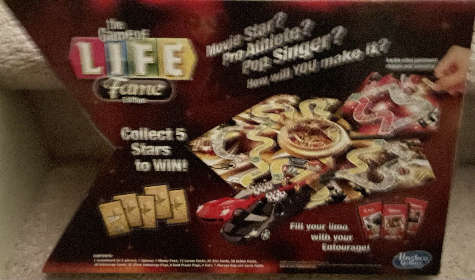The Game of Life Fame Edition BRAND NEW SEALED Hasbro Gaming 2013 Kids Family