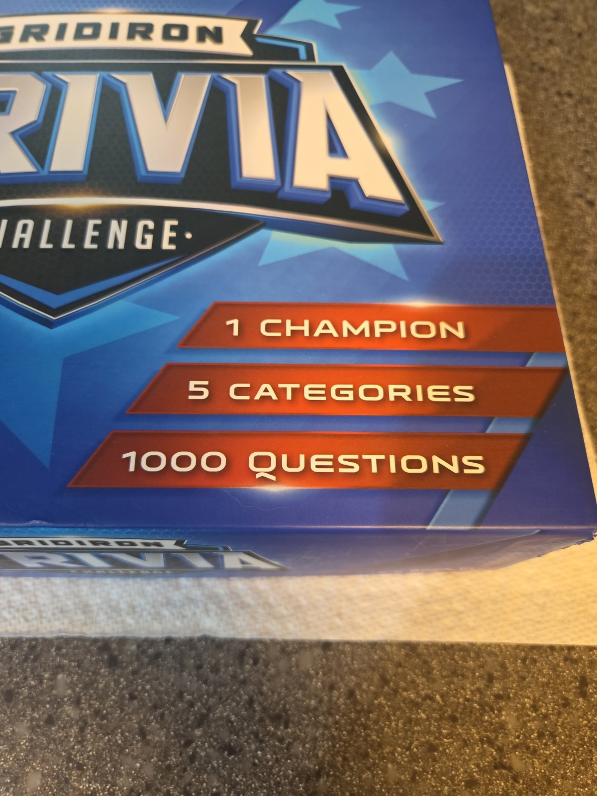 NFL Gridiron Trivia Challenge Ages 14+. Box Open But Brand New Never Played