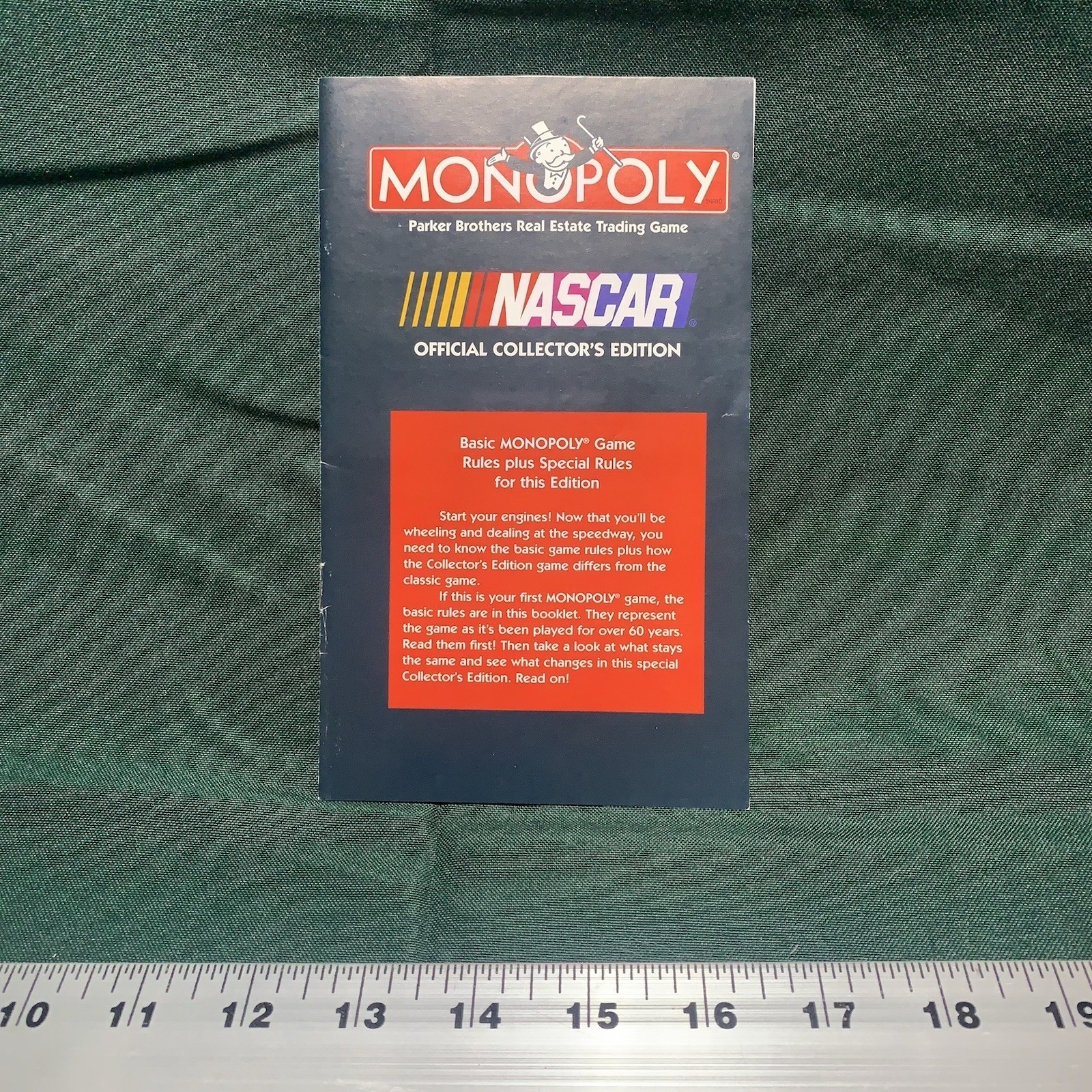Monopoly NASCAR Official Collector’s Edition COMPLETE Parker Brothers 1997