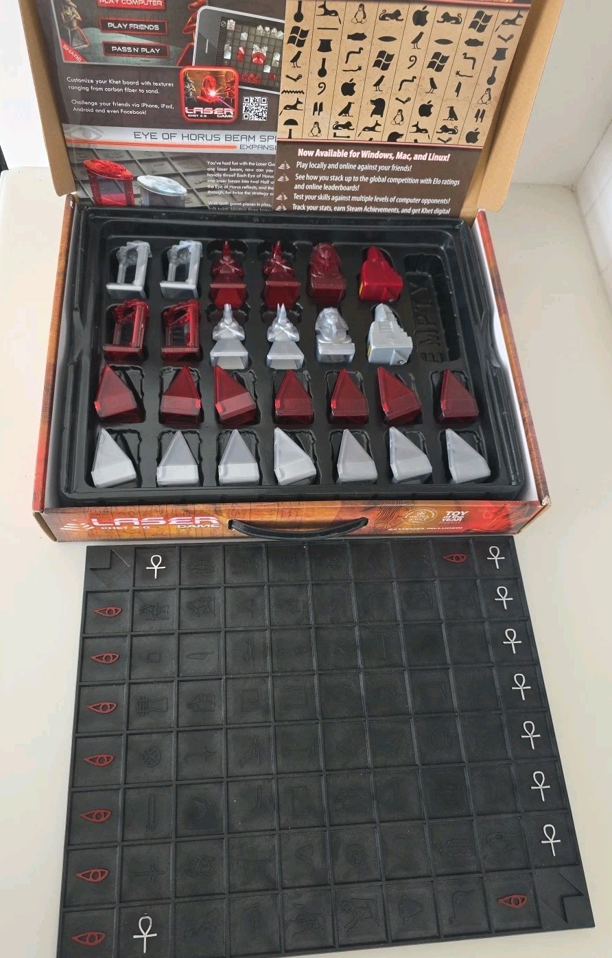 Laser Khet 2.0 Strategy Board Game Mensa Select COMPLETE TESTED