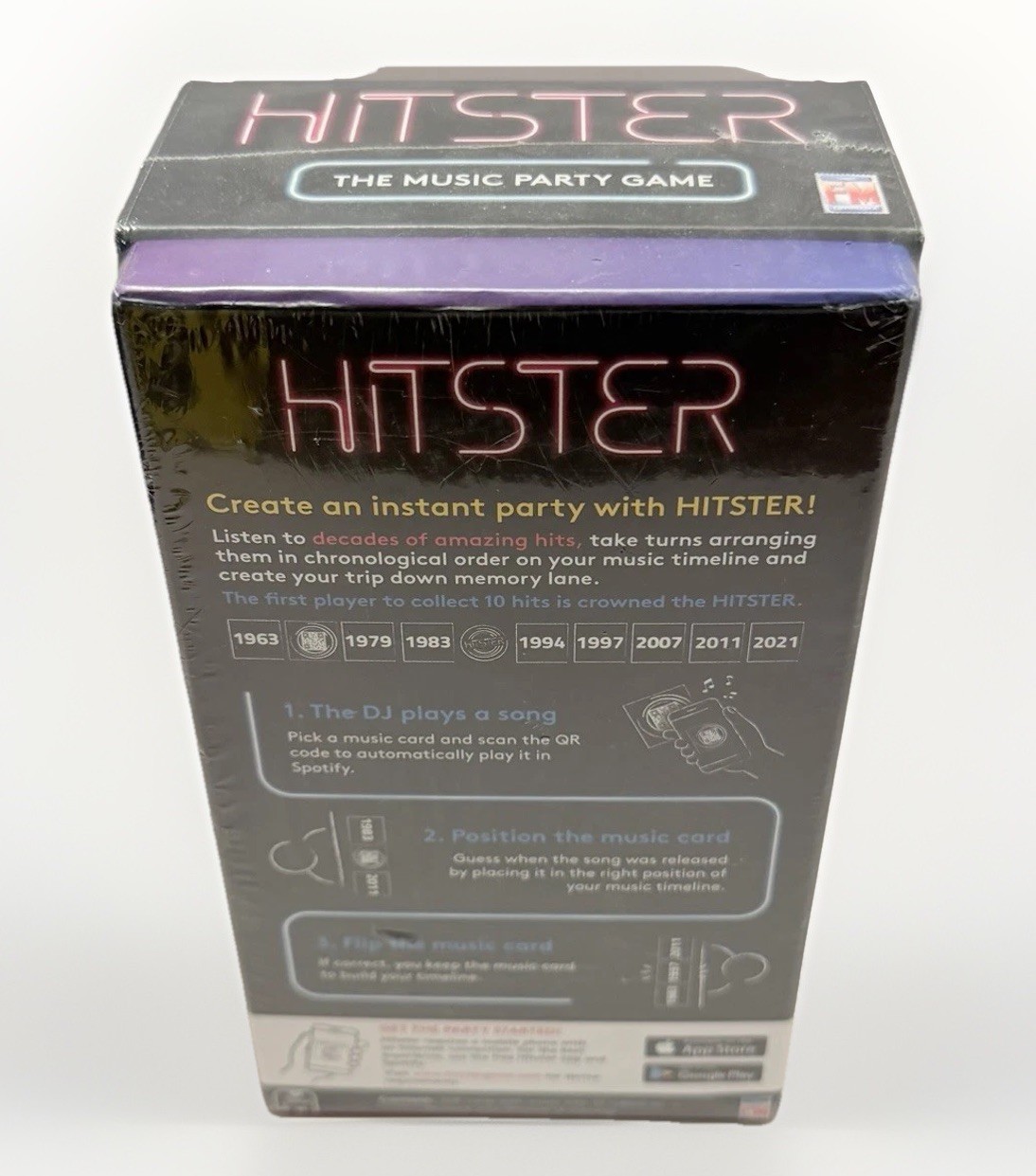 HITSTER The Music Party Song Game Decades of Amazing Hits NEW SEALED